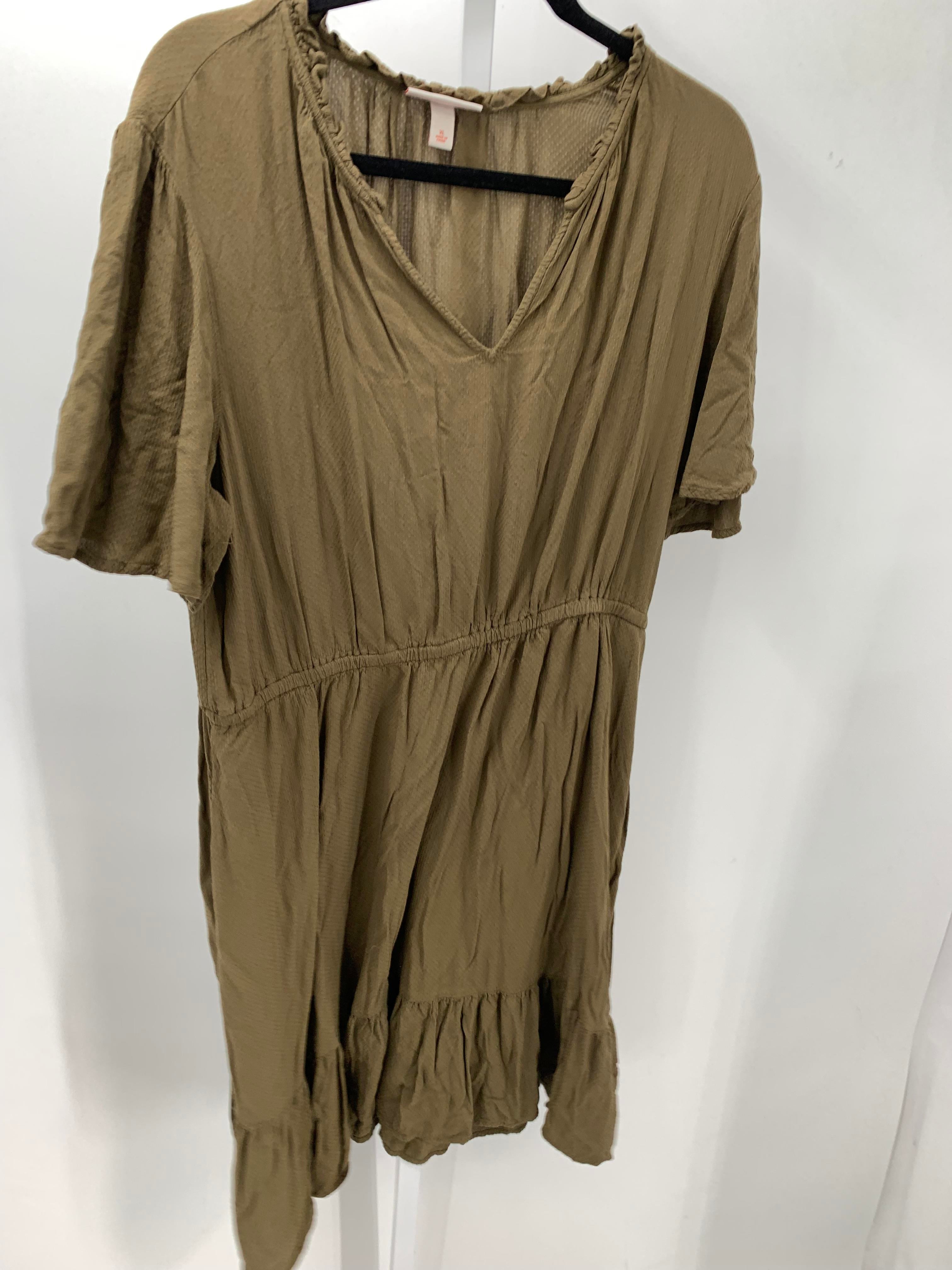Knox Rose Size Extra Large Misses Short Sleeve Dress