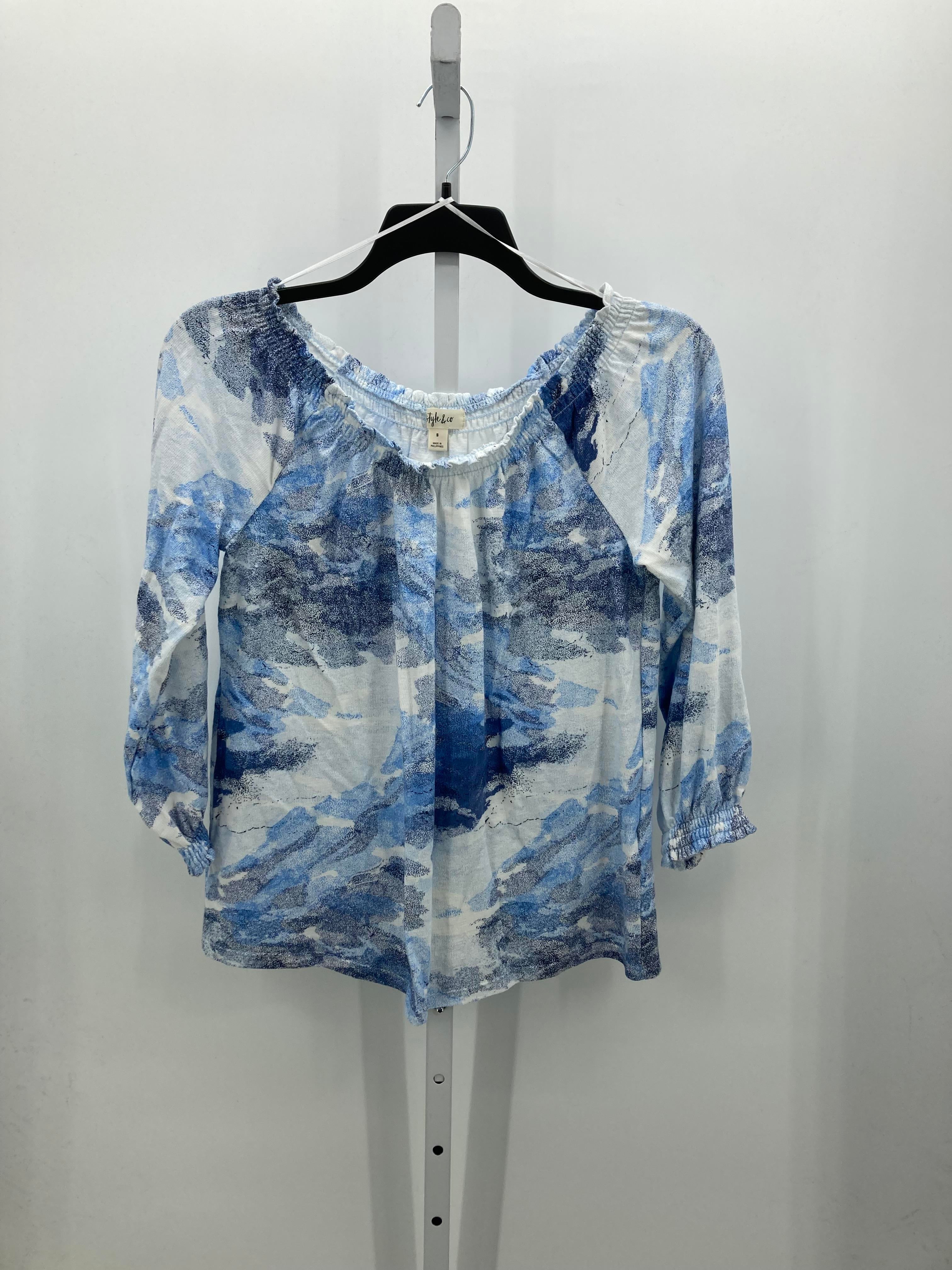Style & Co. Size Small Misses 3/4 Sleeve Shirt