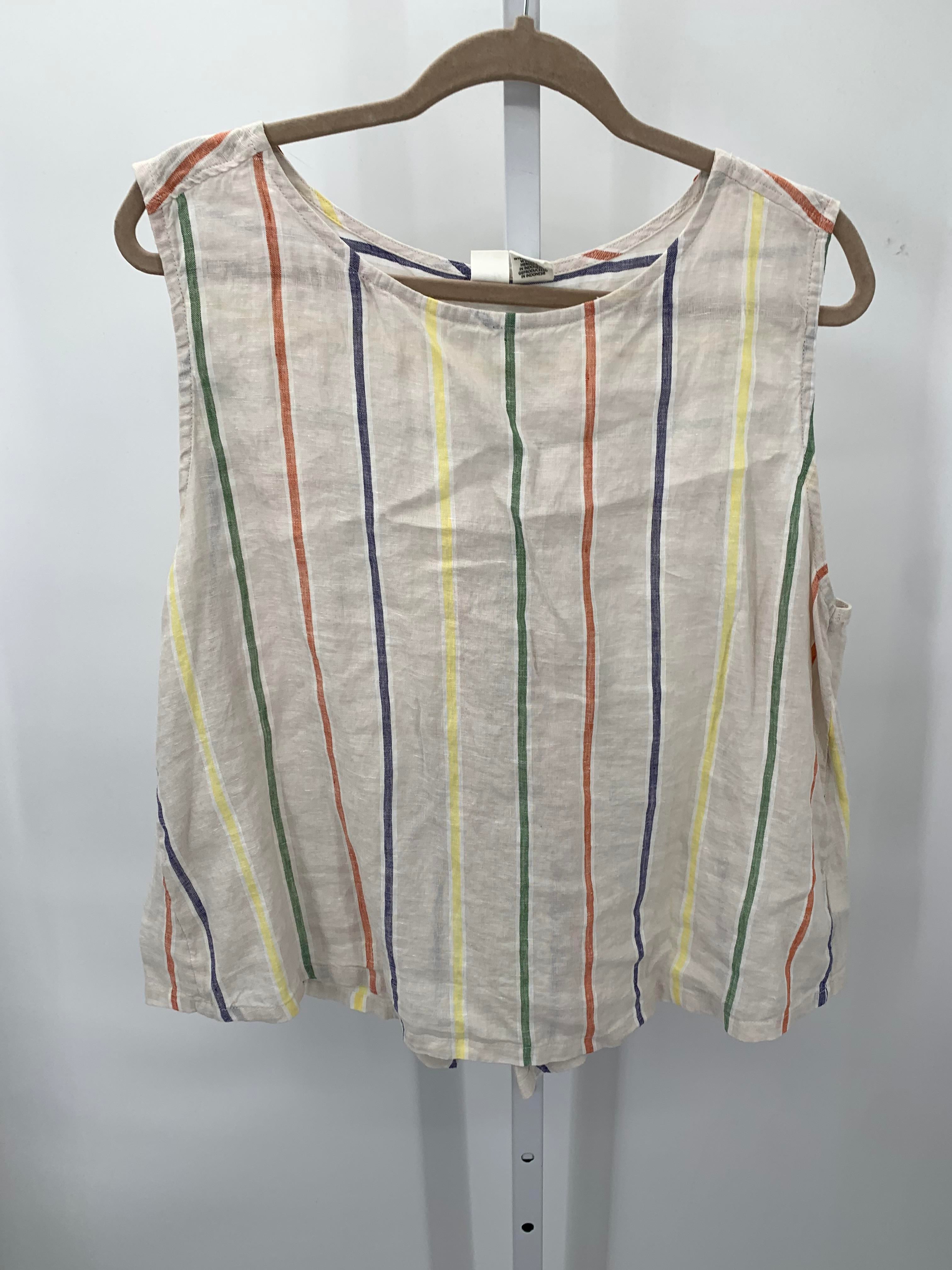 Artisan NY Size Extra Large Misses Sleeveless Shirt