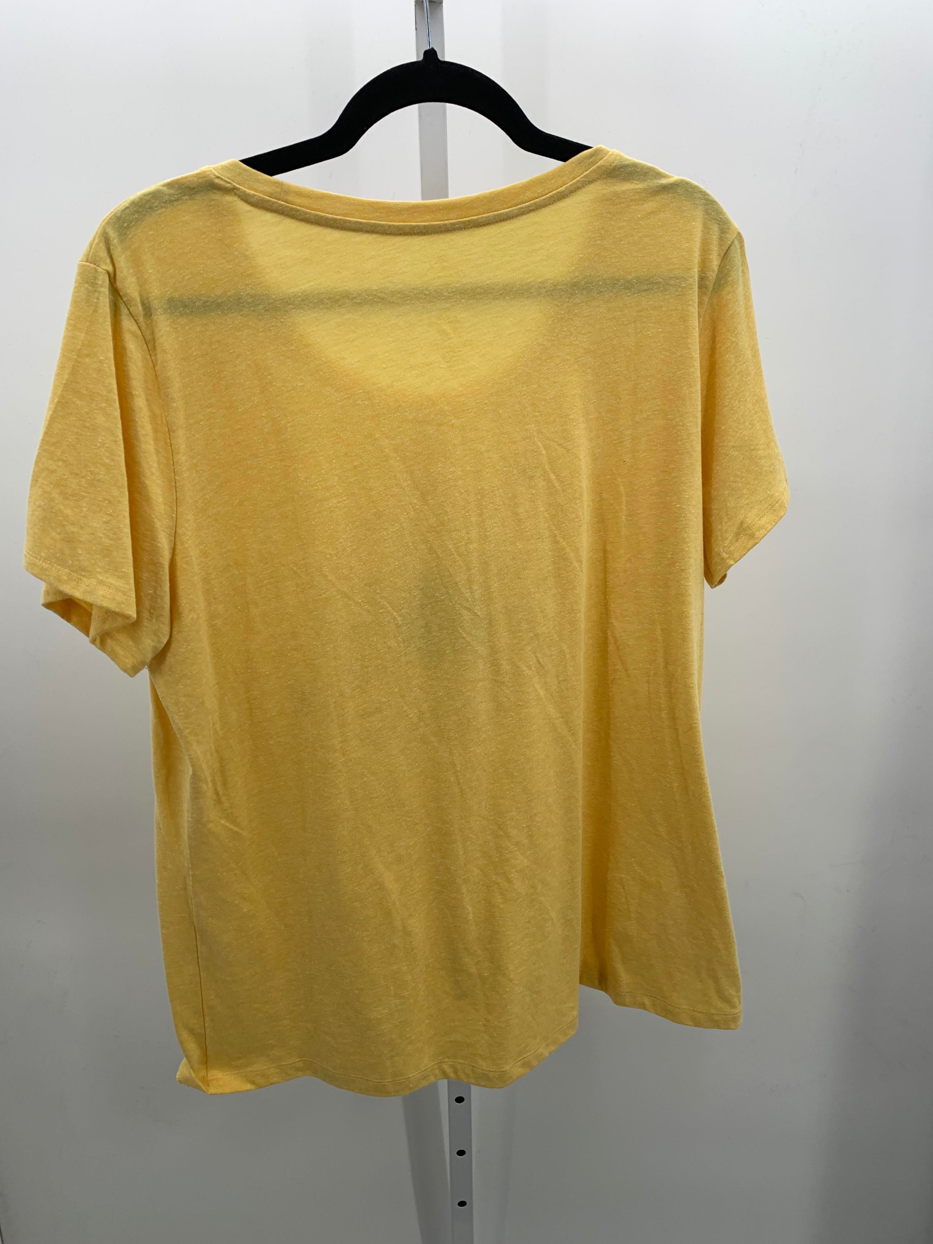 St. Johns Bay Size Extra Large Misses Short Sleeve Shirt
