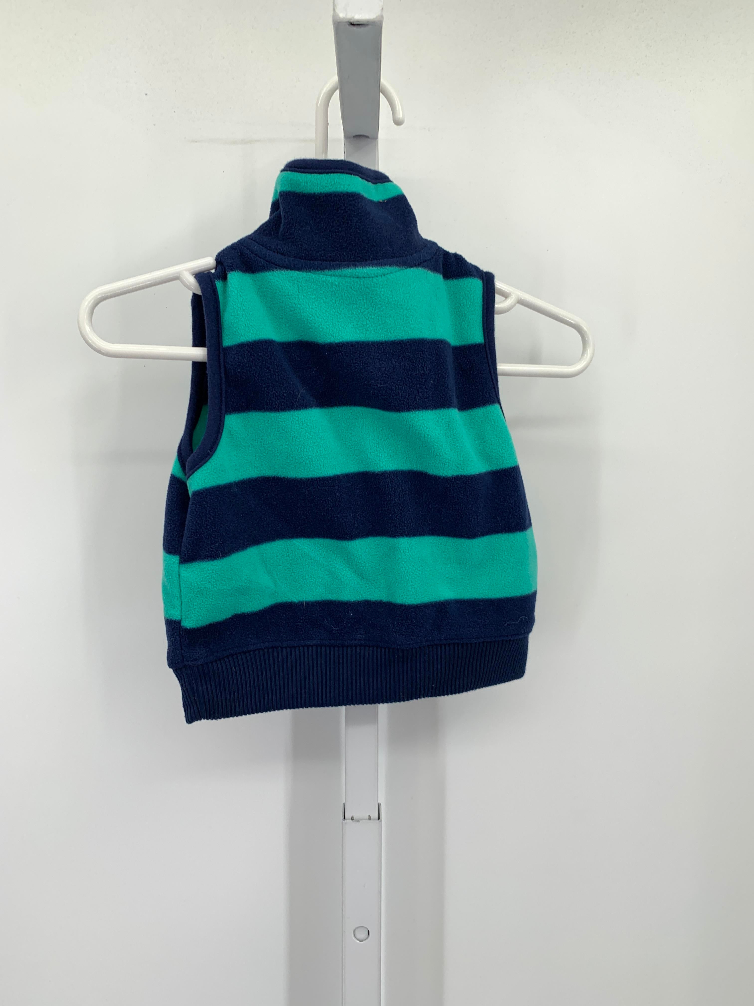 TEAL STRIPES FLEECE