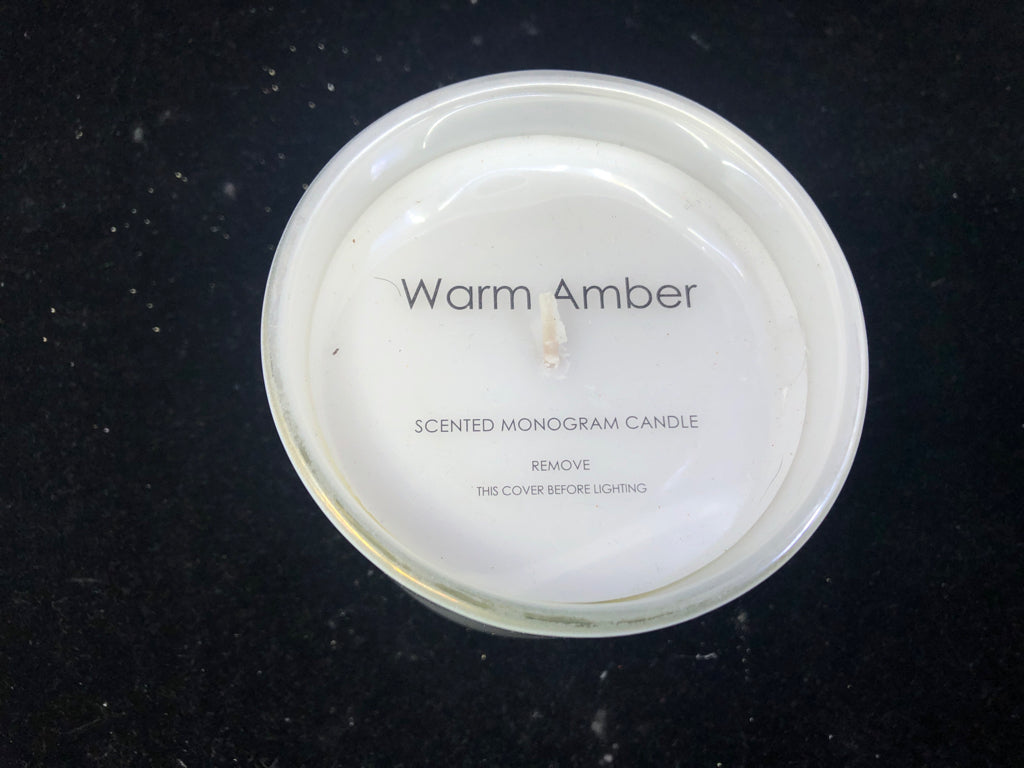 NIP MONOGRAM C WARM AMBER CANDLE