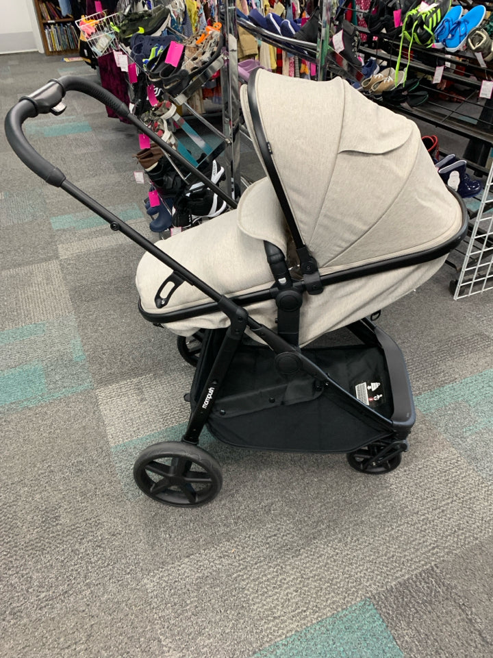 Mompush Wiz 2-in-1 Baby Stroller with Bassinet Mode, Reversible Seat and Large C
