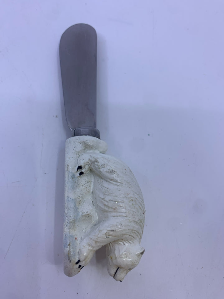 NIB PFALTZGRAFF CHEESE PLATE W POLAR BEARS.