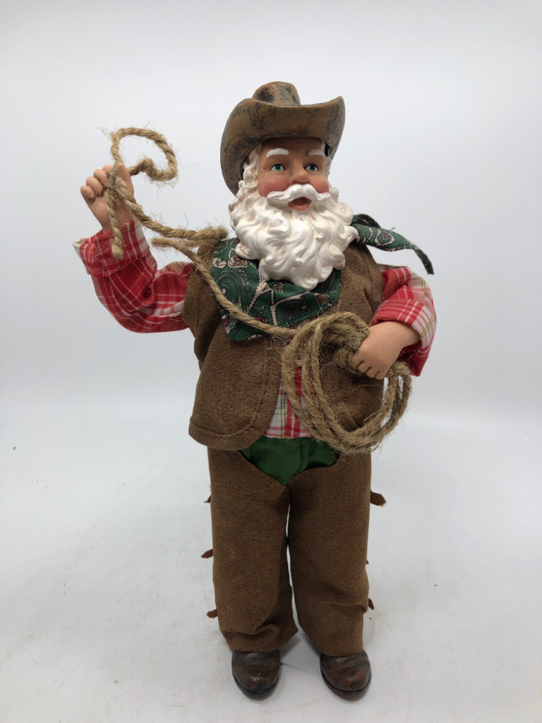 COWBOY SANTA.