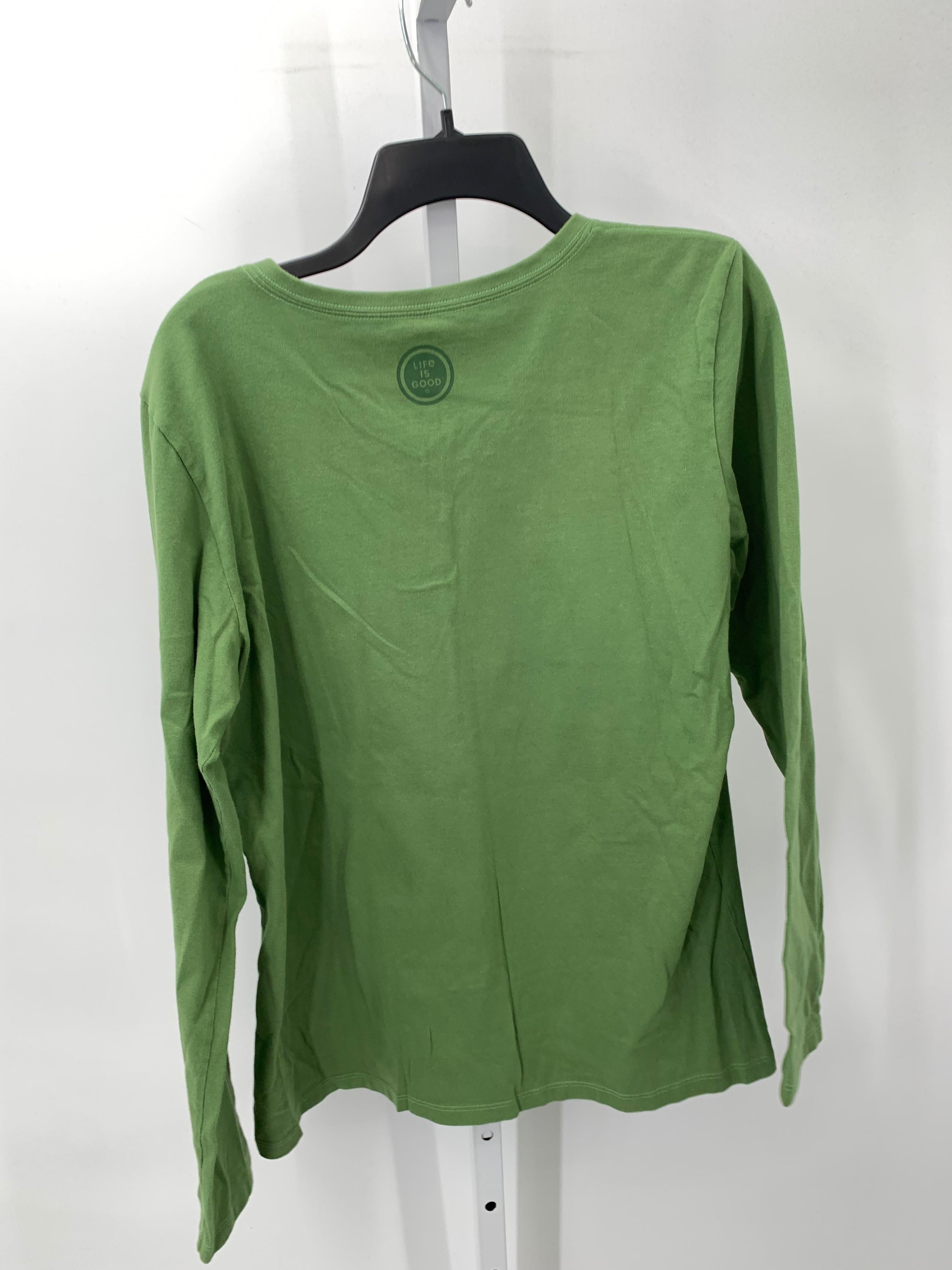 Life is Good Size Large Misses Long Sleeve Shirt