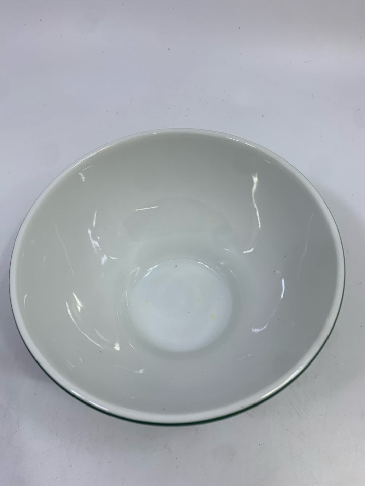 SCHONWALD GERMANY GREEN CERAMIC BOWL.