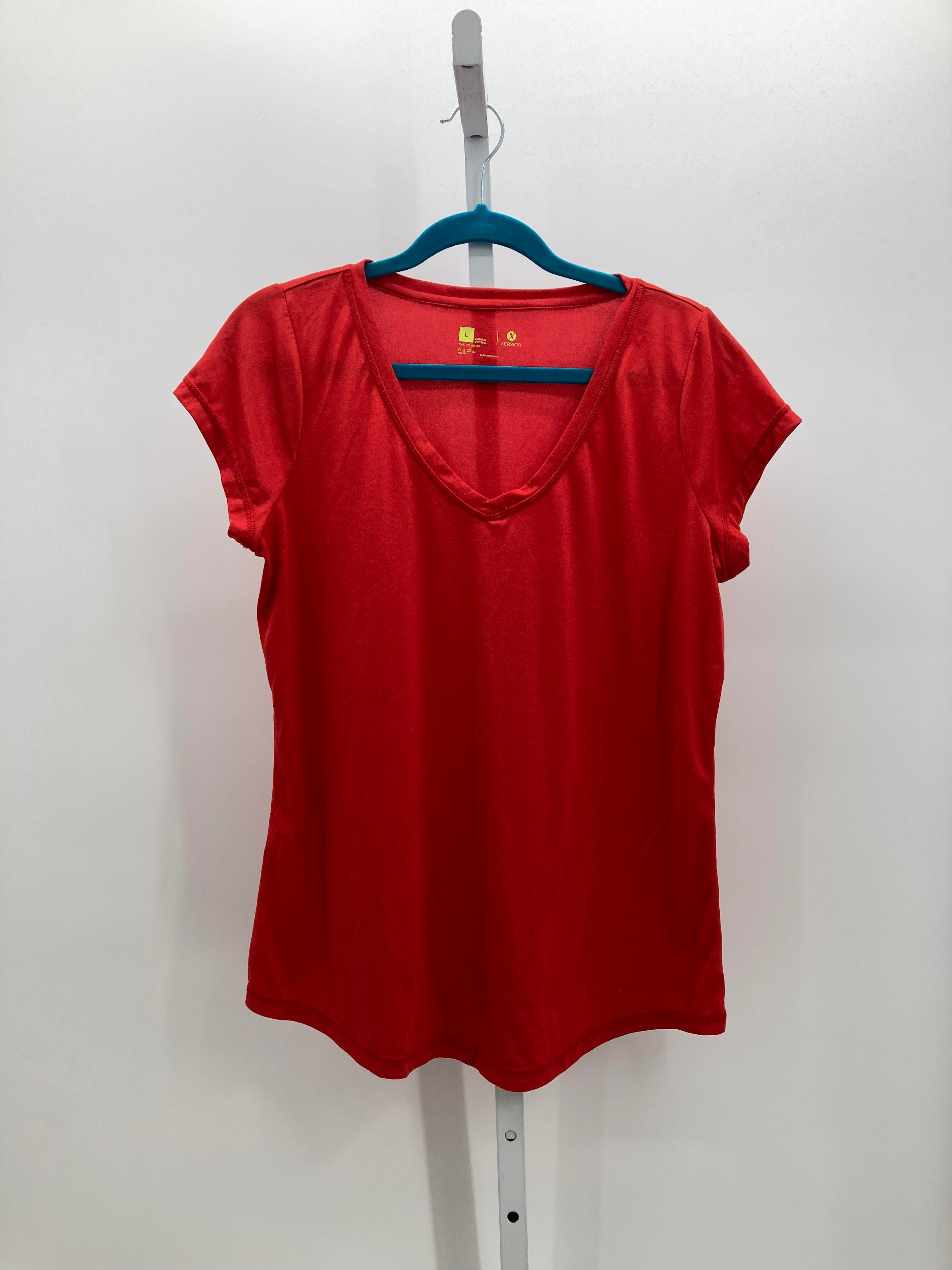 Xersion Size Large Misses Short Sleeve Shirt