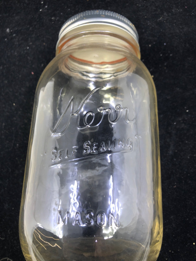 KERR MASON JAR W/LID.