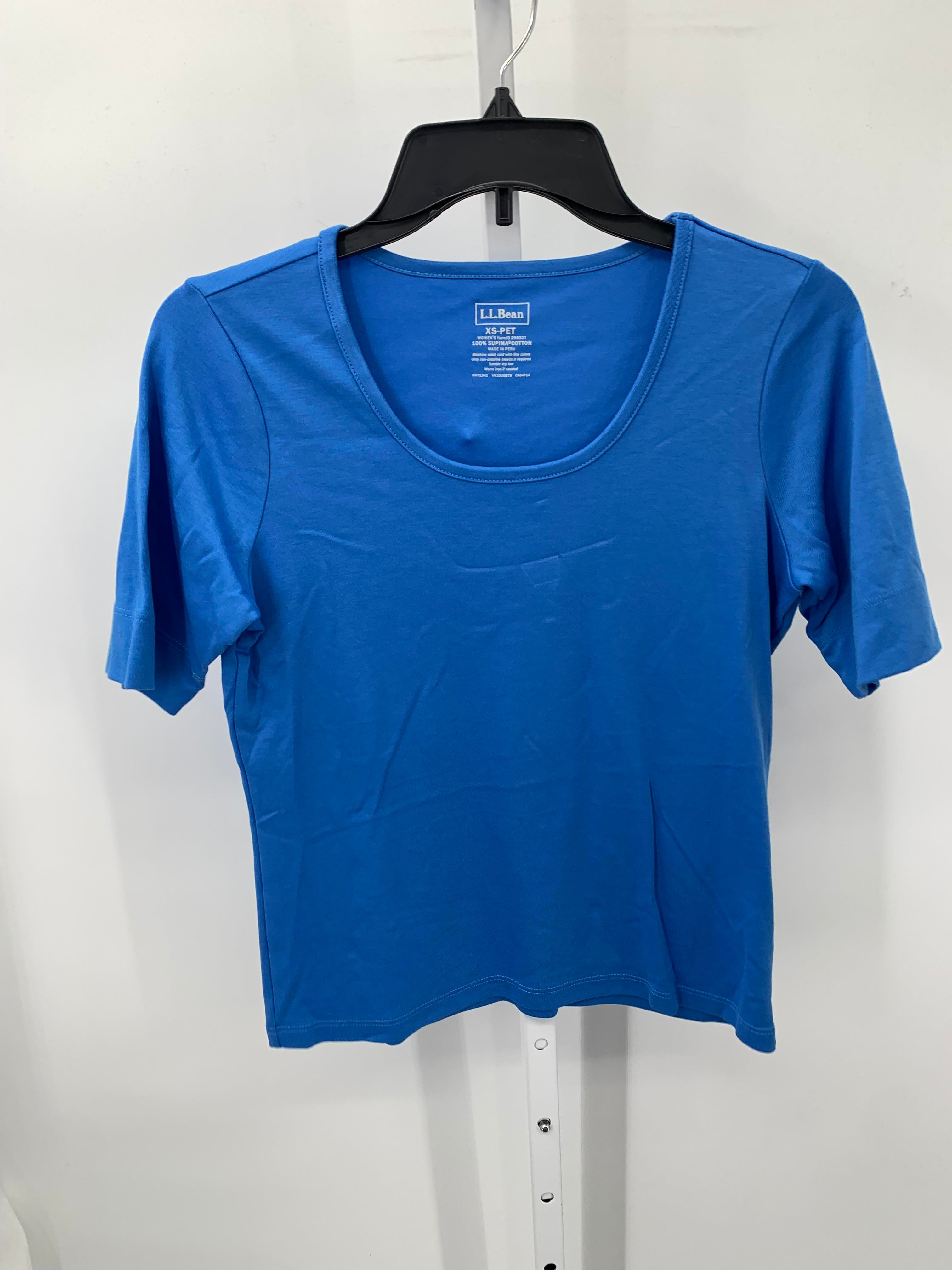 LL Bean Size X Small Petite Petite Short Sleeve Shirt