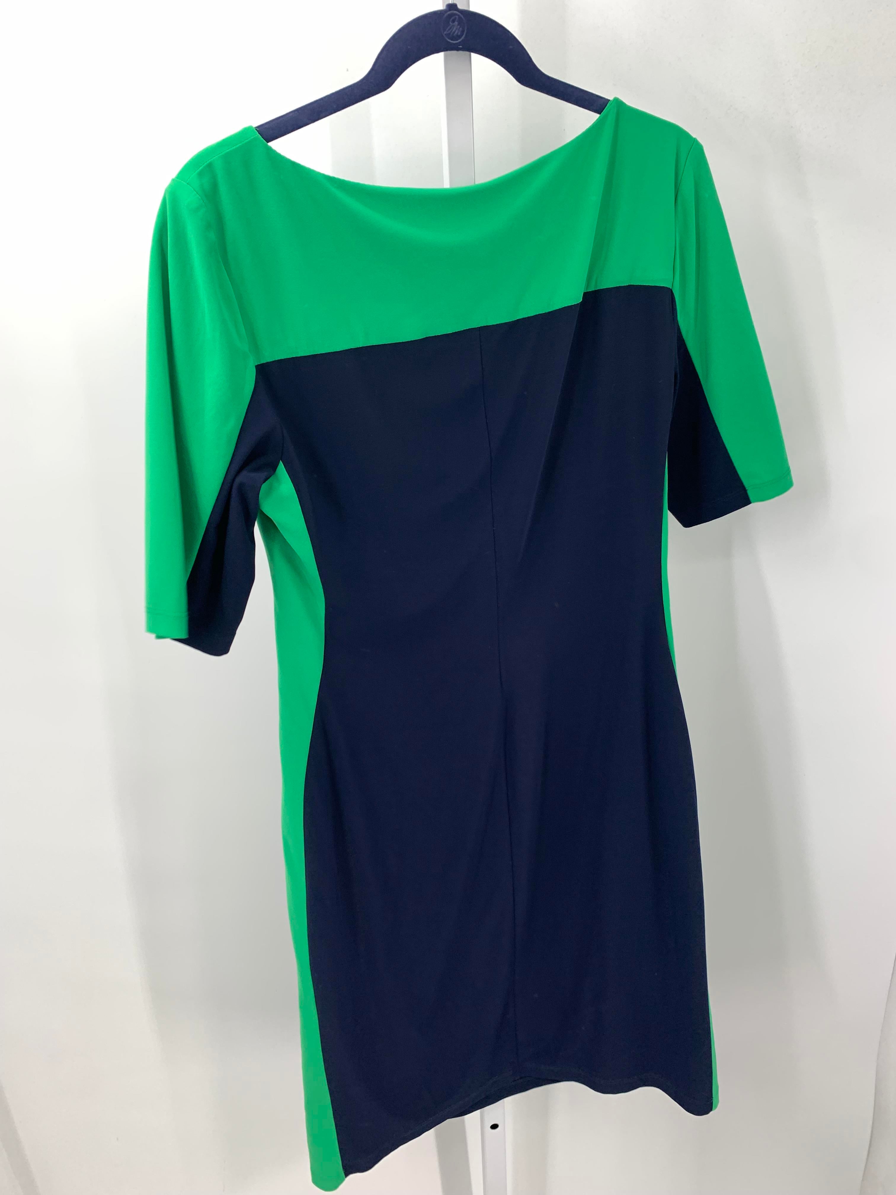Ralph Lauren Size 14 Misses Short Sleeve Dress