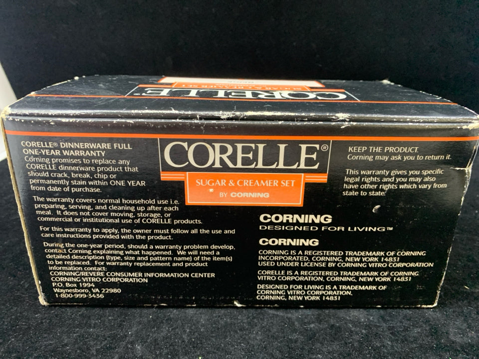 2pc-BEIGE SUGAR & CREAMER SET.