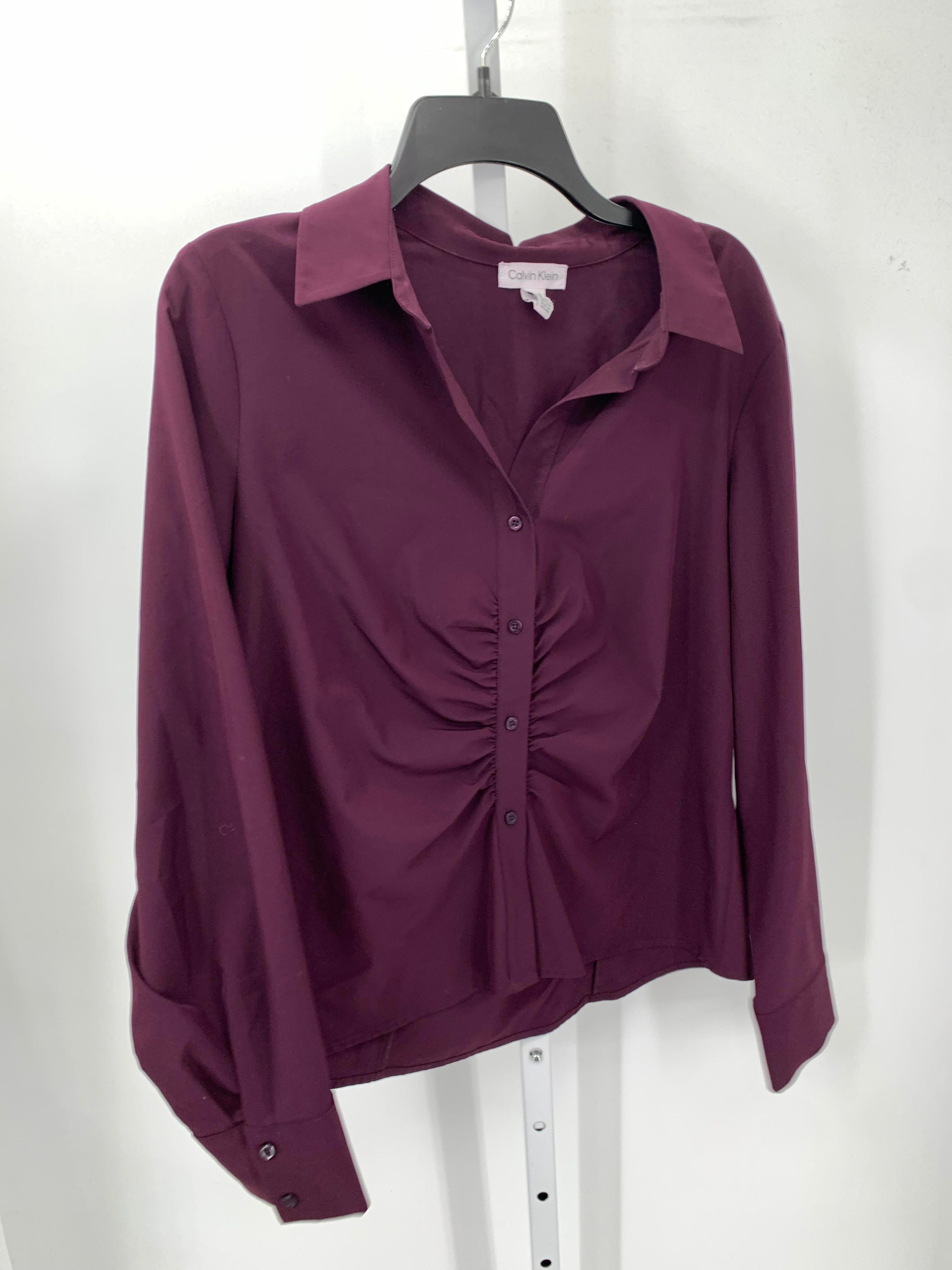 Calvin Klein Size Large Misses Long Sleeve Shirt