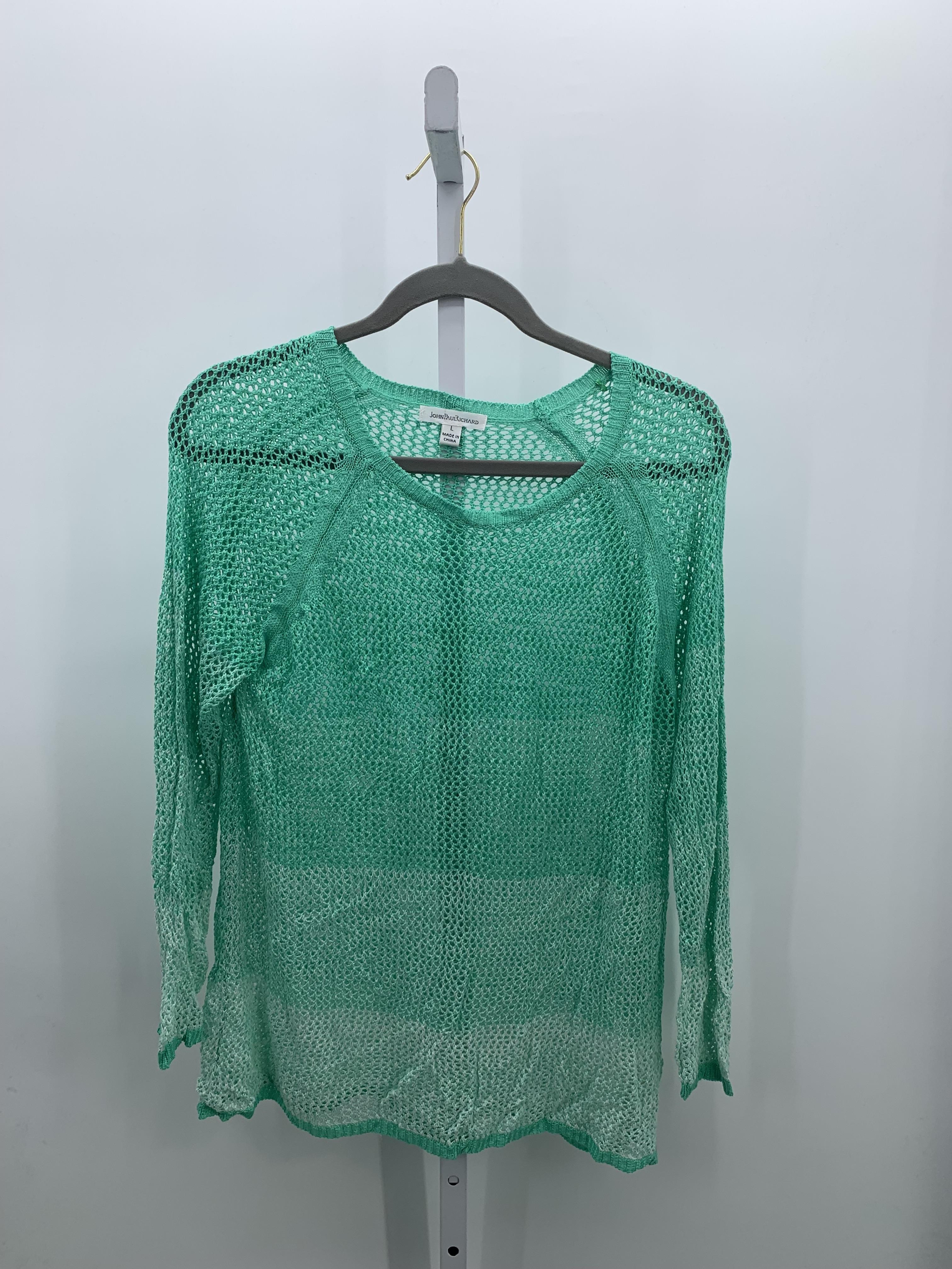 John Paul Richard Size Large Misses Long Slv Sweater