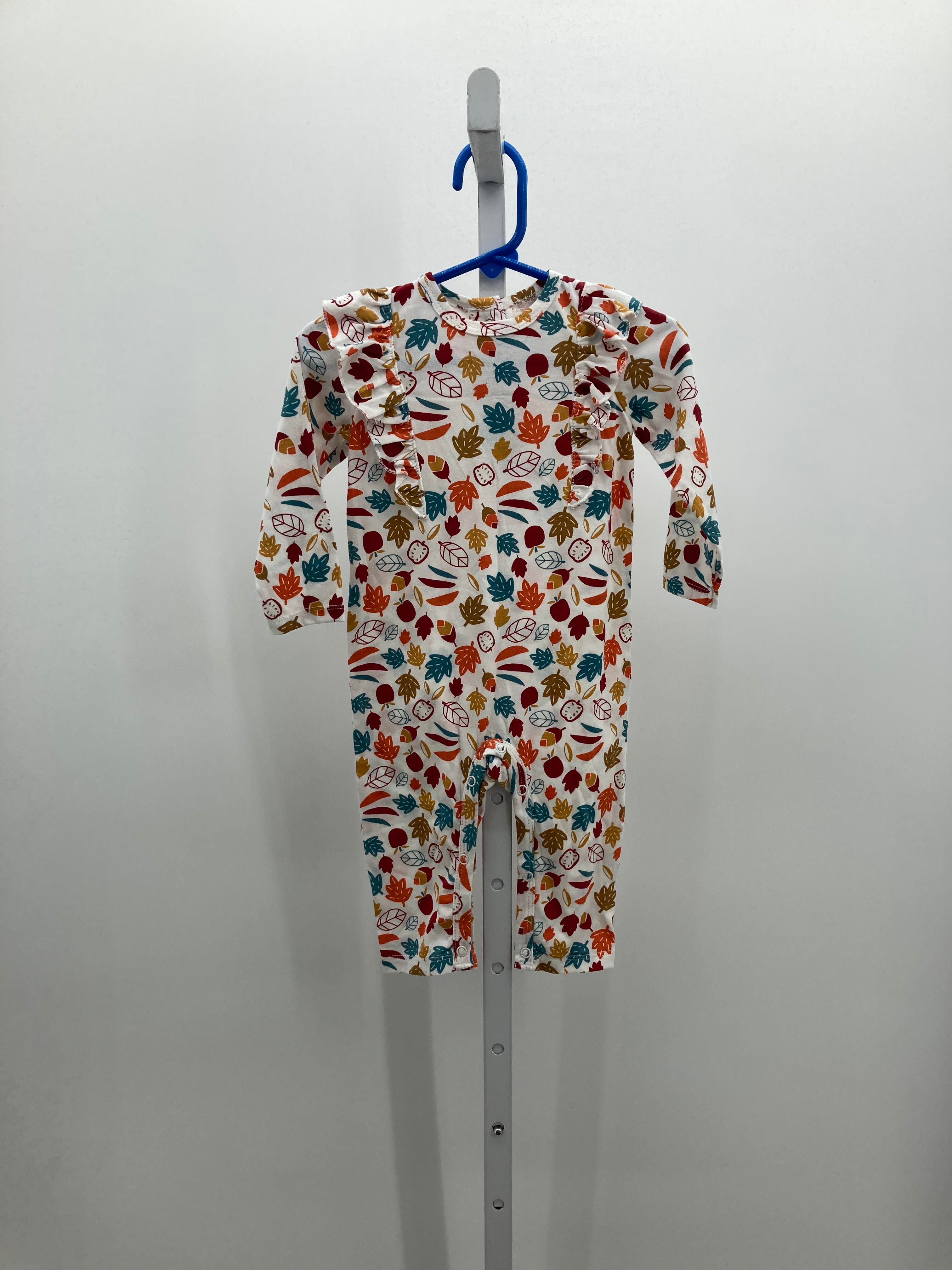 Chick Pea Size 6-9 mon Girls Long Slv. Romper