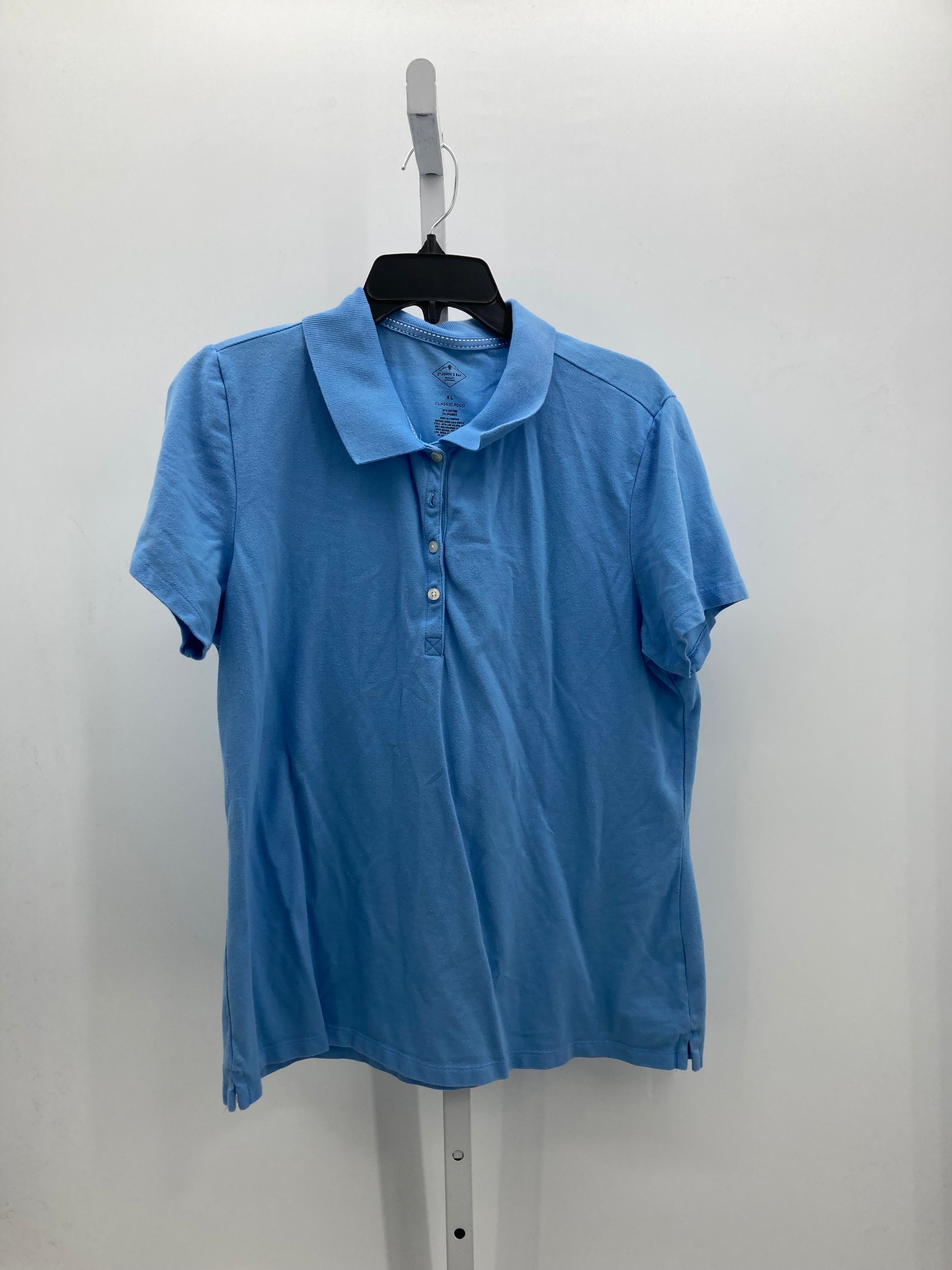 St. Johns Bay Size Extra Large Misses Short Sleeve Shirt