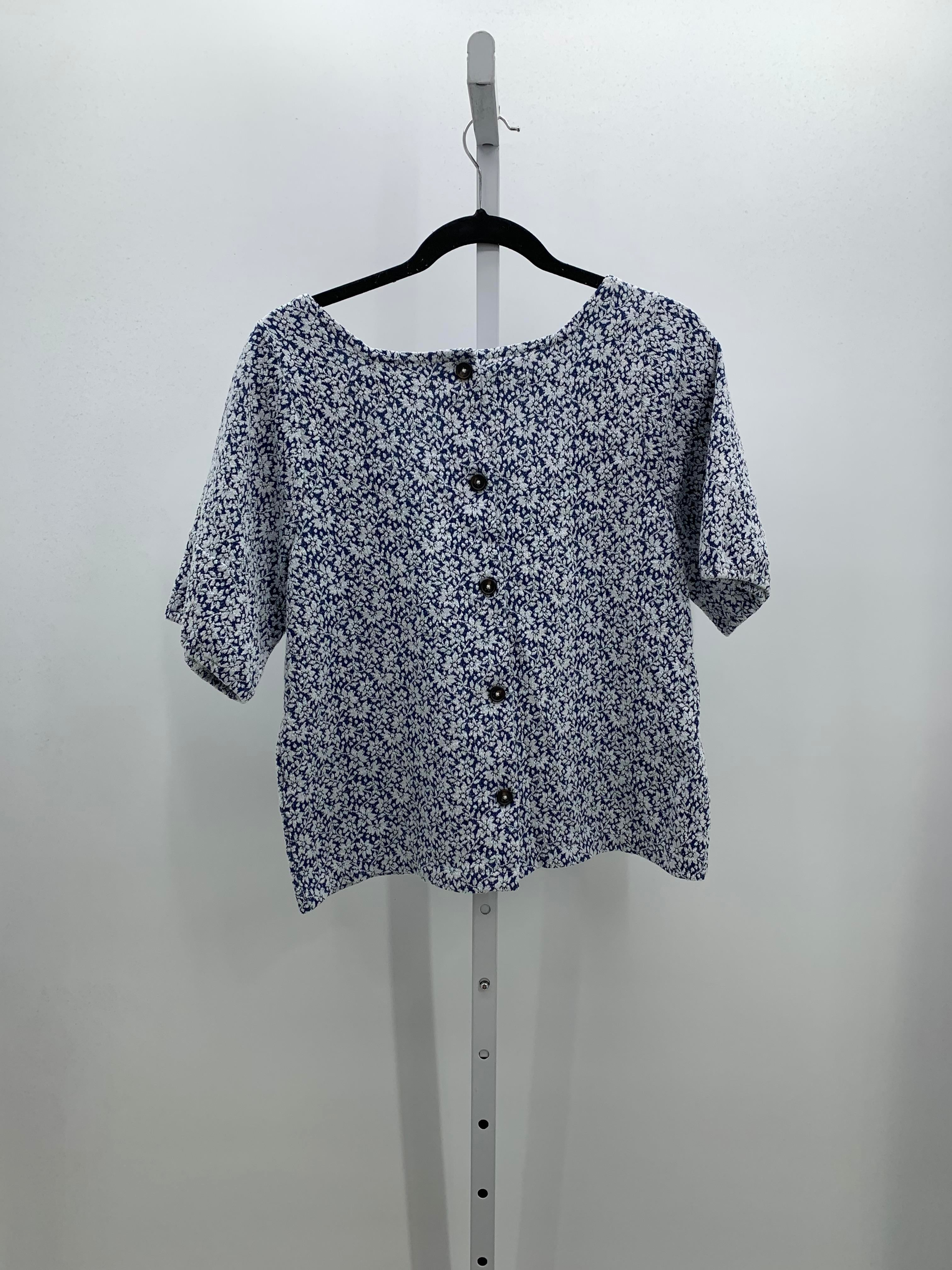 Madewell Size Medium Misses Short Sleeve Shirt