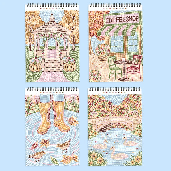 New FlowArt® - Dot-By-Letter, Strolling through Fall