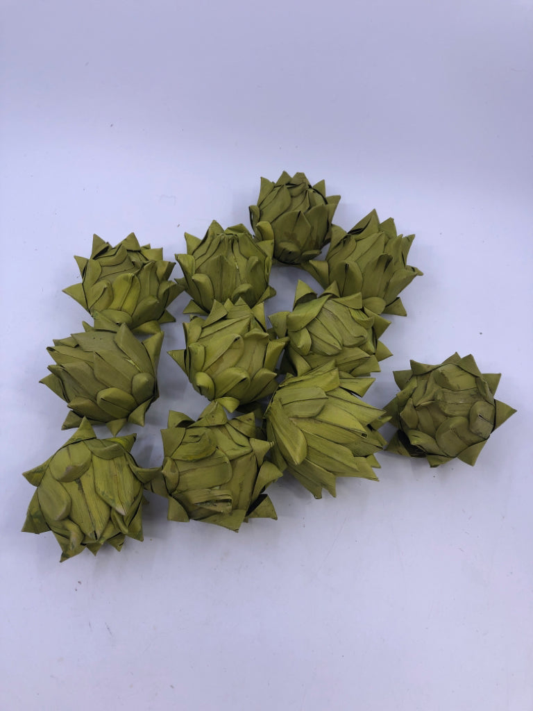 FAUX ARTICHOKES BOWL FILLER.
