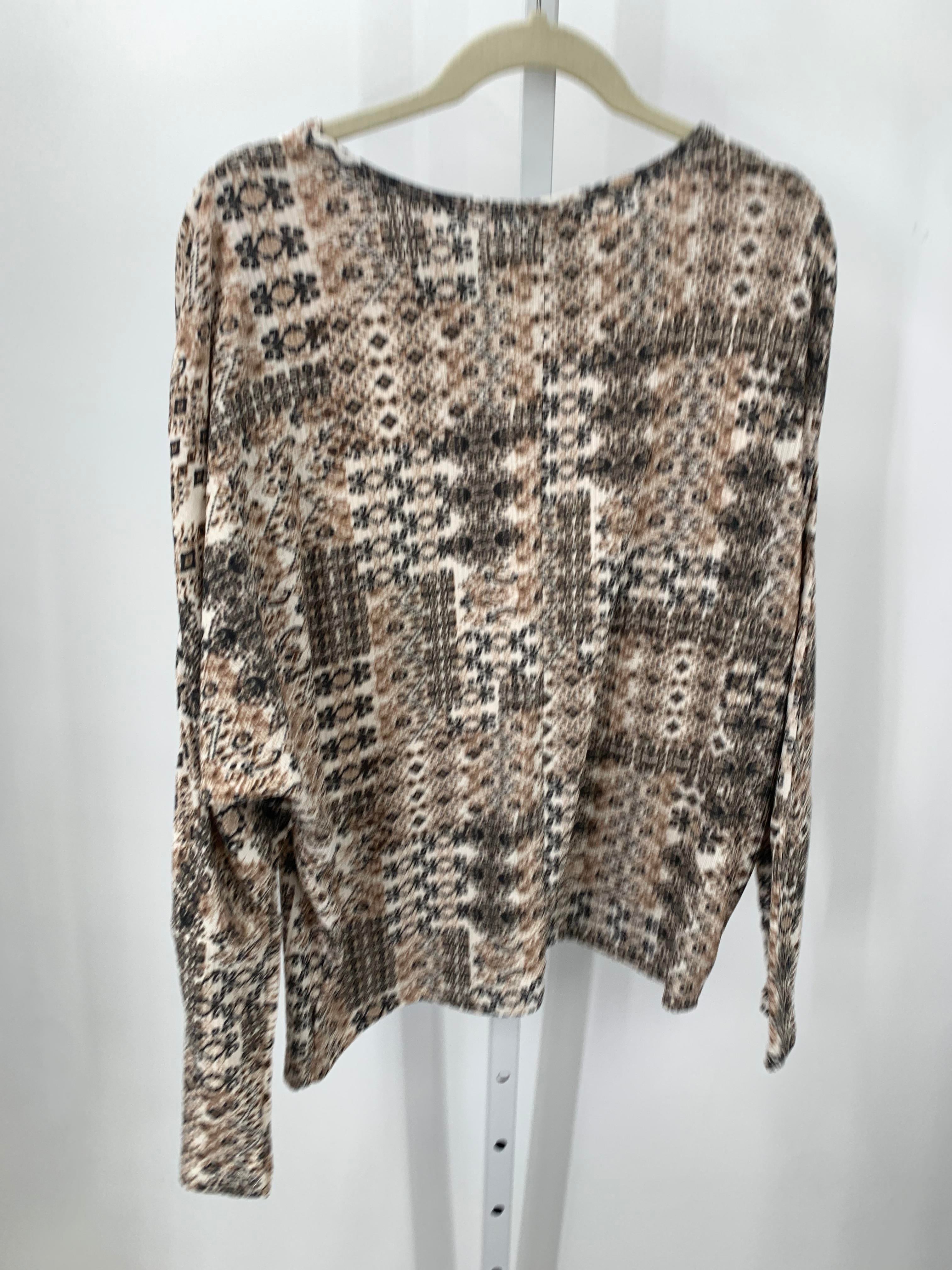 Berkley Jensen Size Large Misses Long Sleeve Shirt