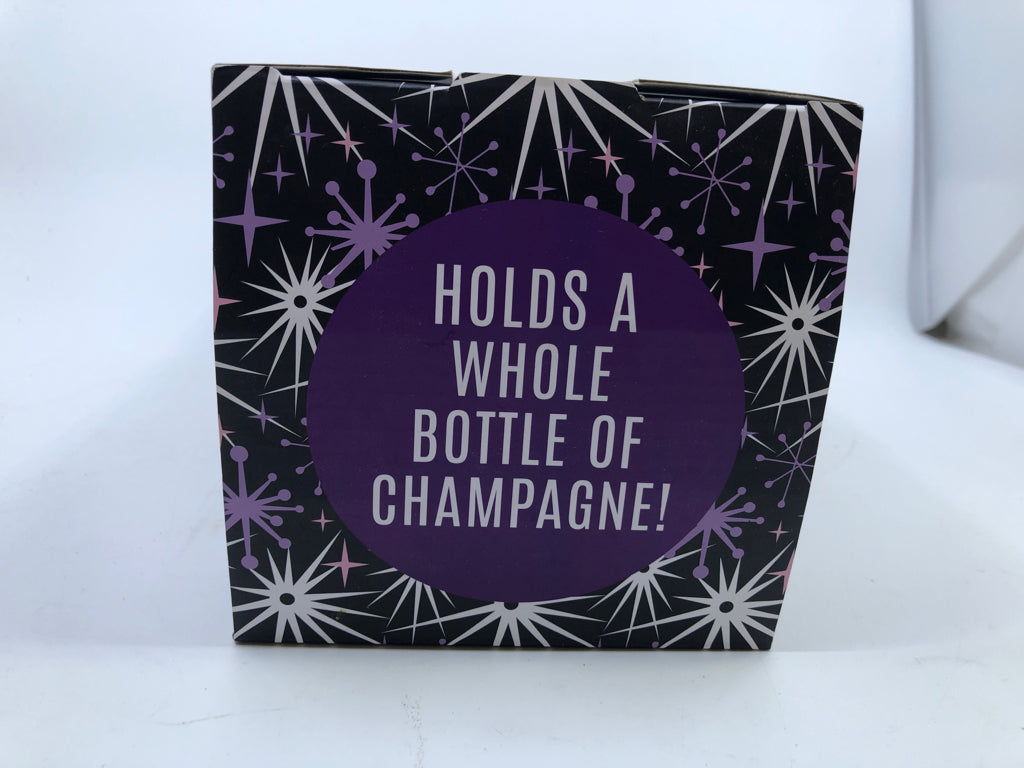 NIB EXTRA LARGE CHAMPAGNE GLASS.