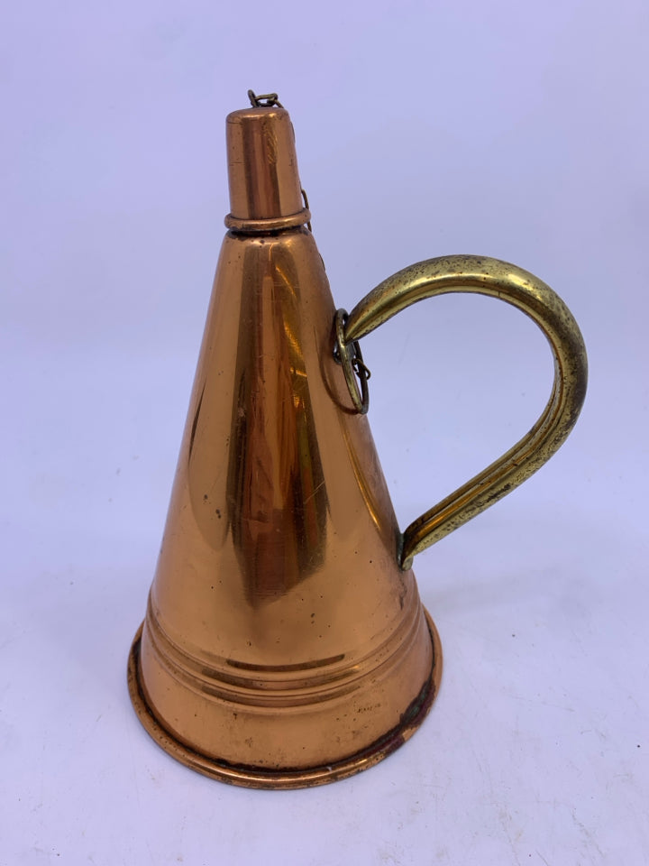 DECORATIVE COPPER PIECE.