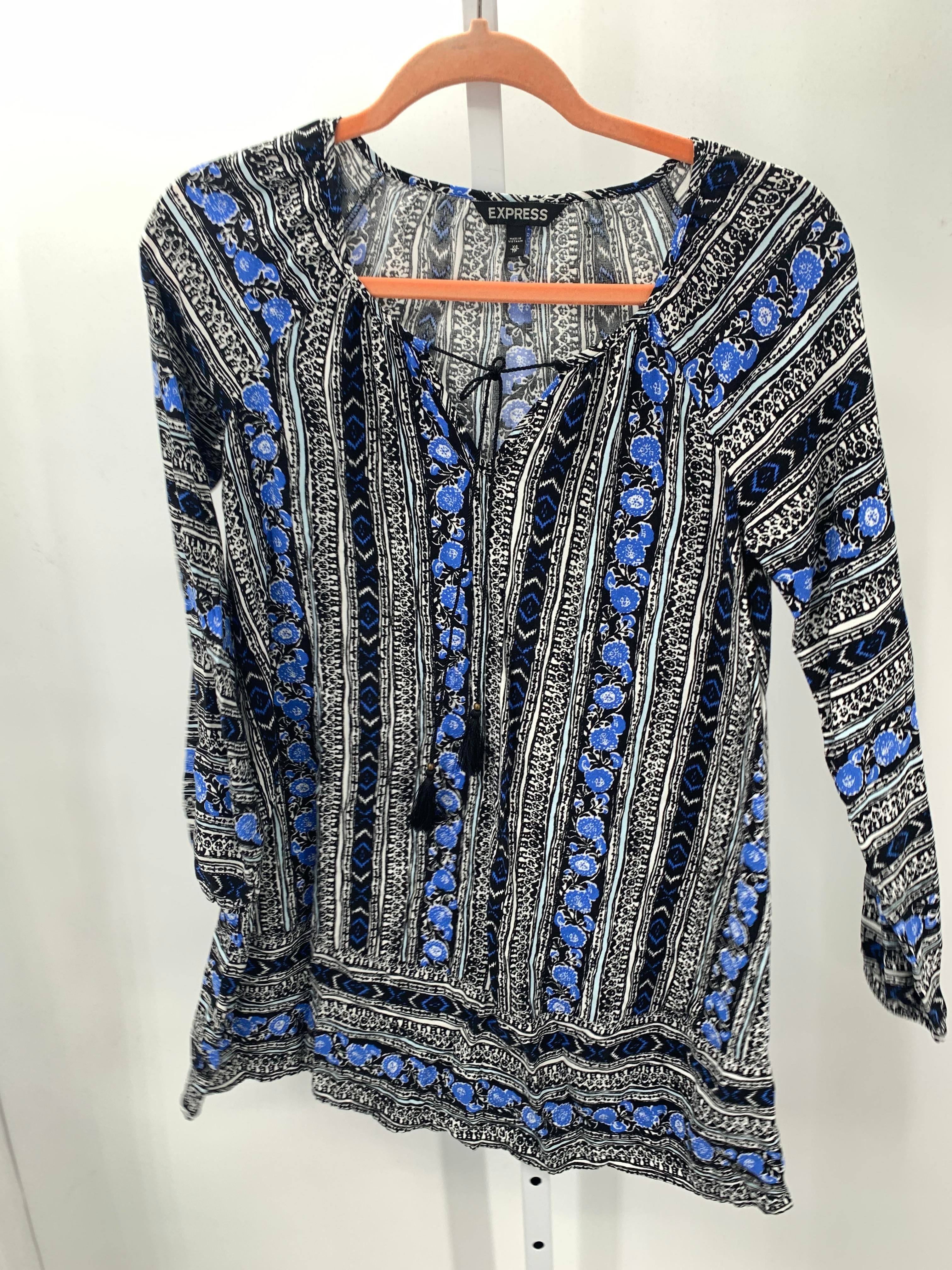 Express Size X Small Misses Long Sleeve Dress