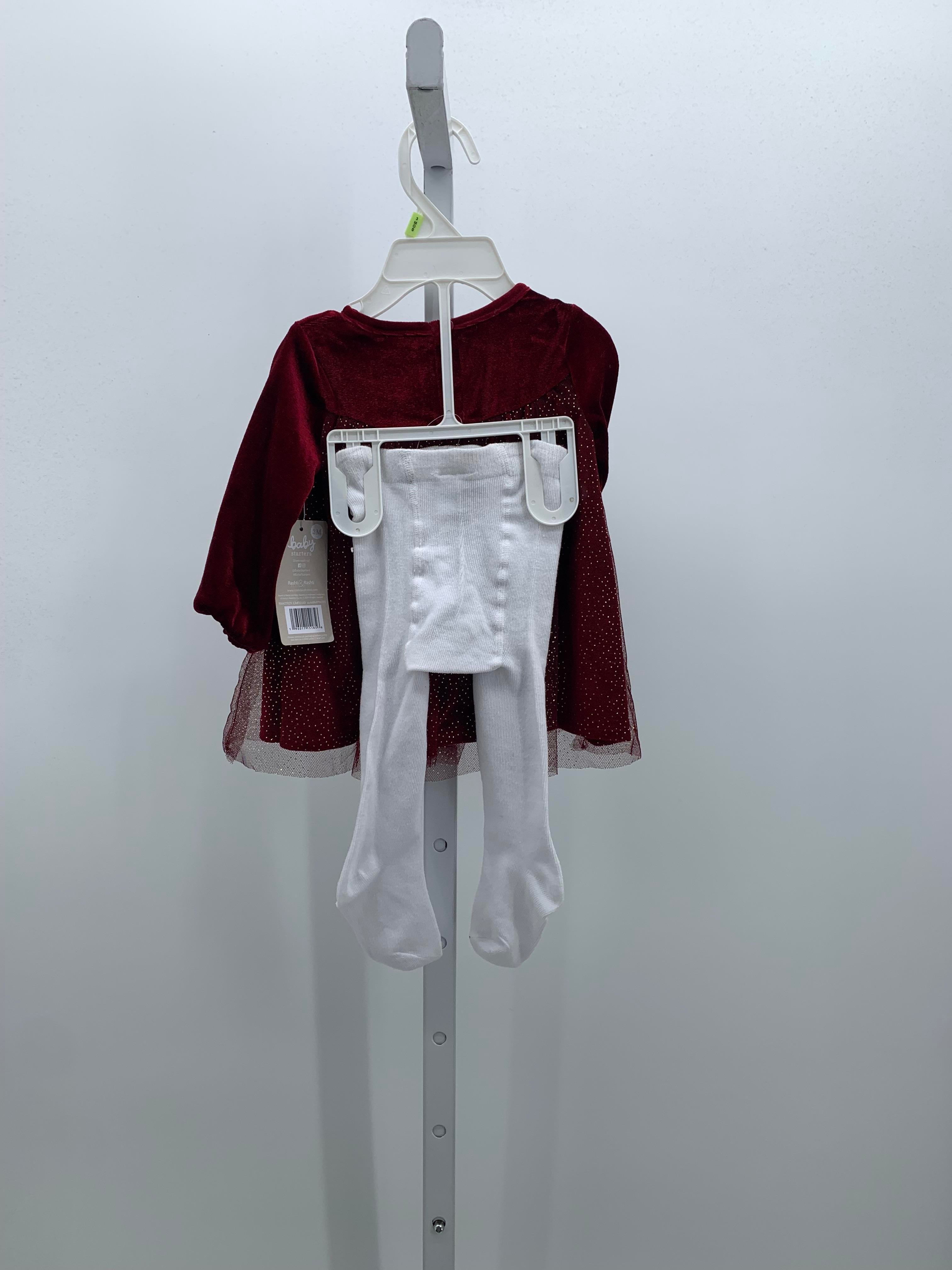 Baby Starters Size 3 Months Girls Long Sleeve Dress