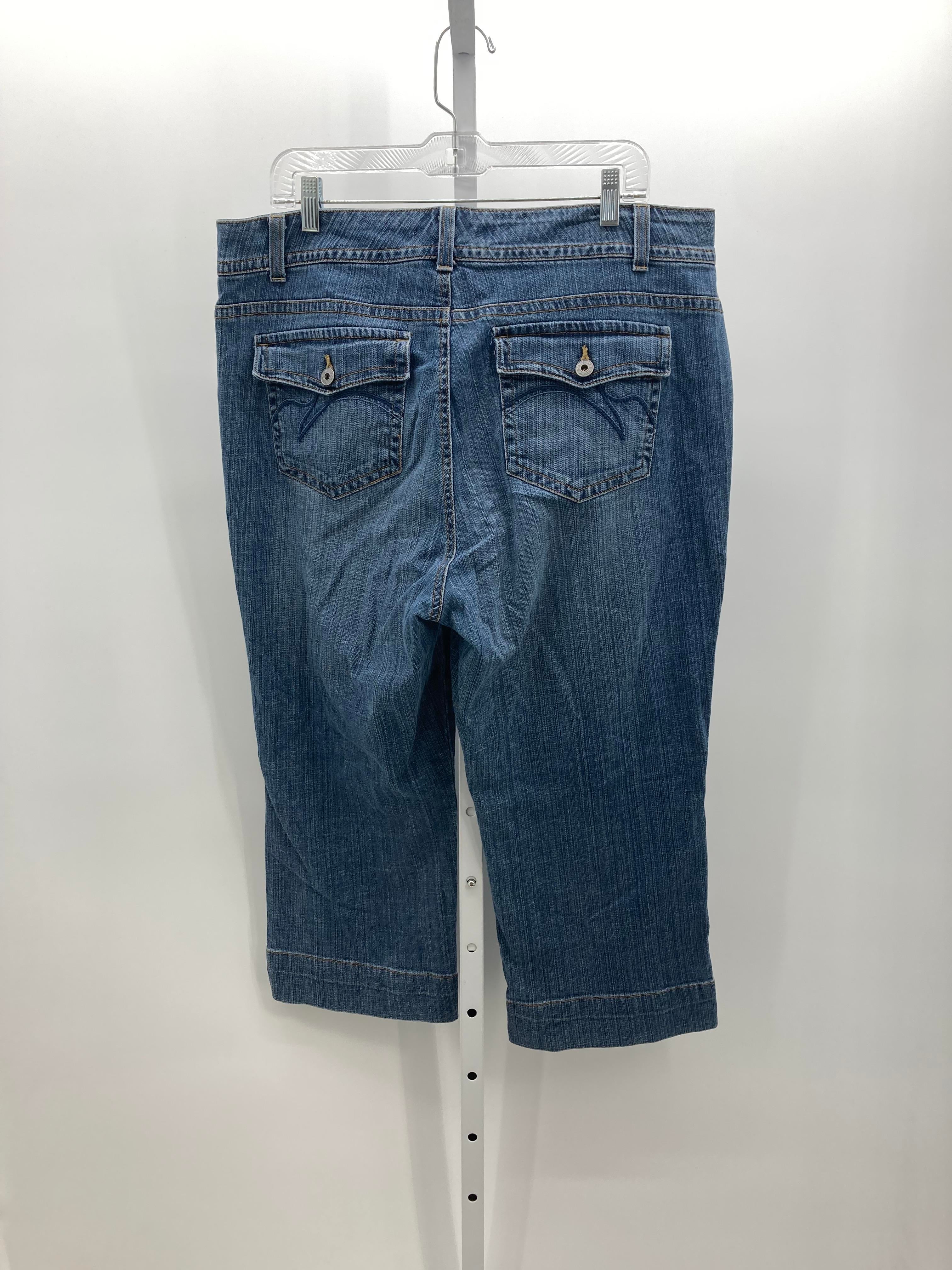 Gloria Vanderbilt Size 16 W Womens Cropped Pants