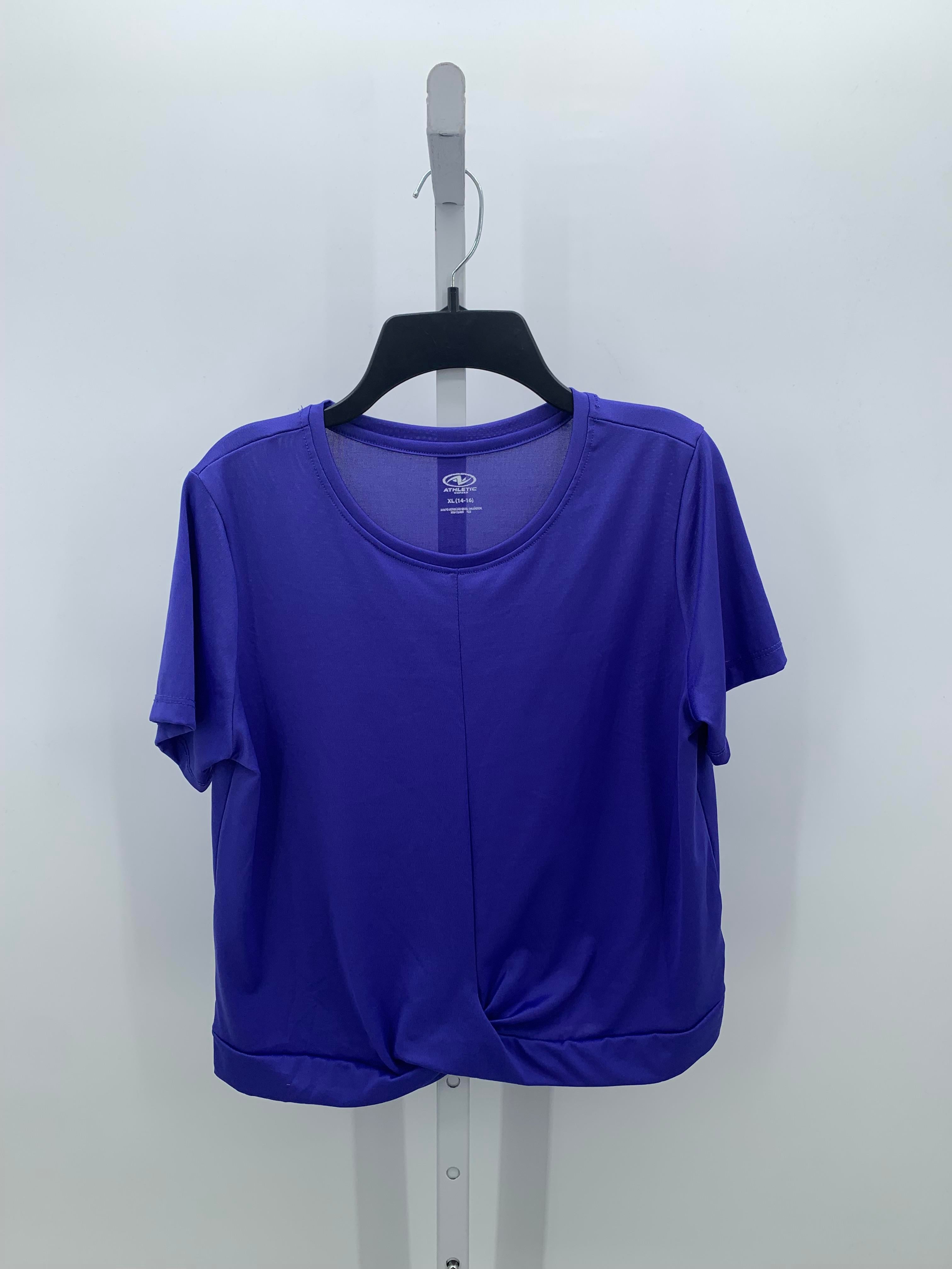 Athletic Works Size 14-16 Girls Short Sleeve Shirt