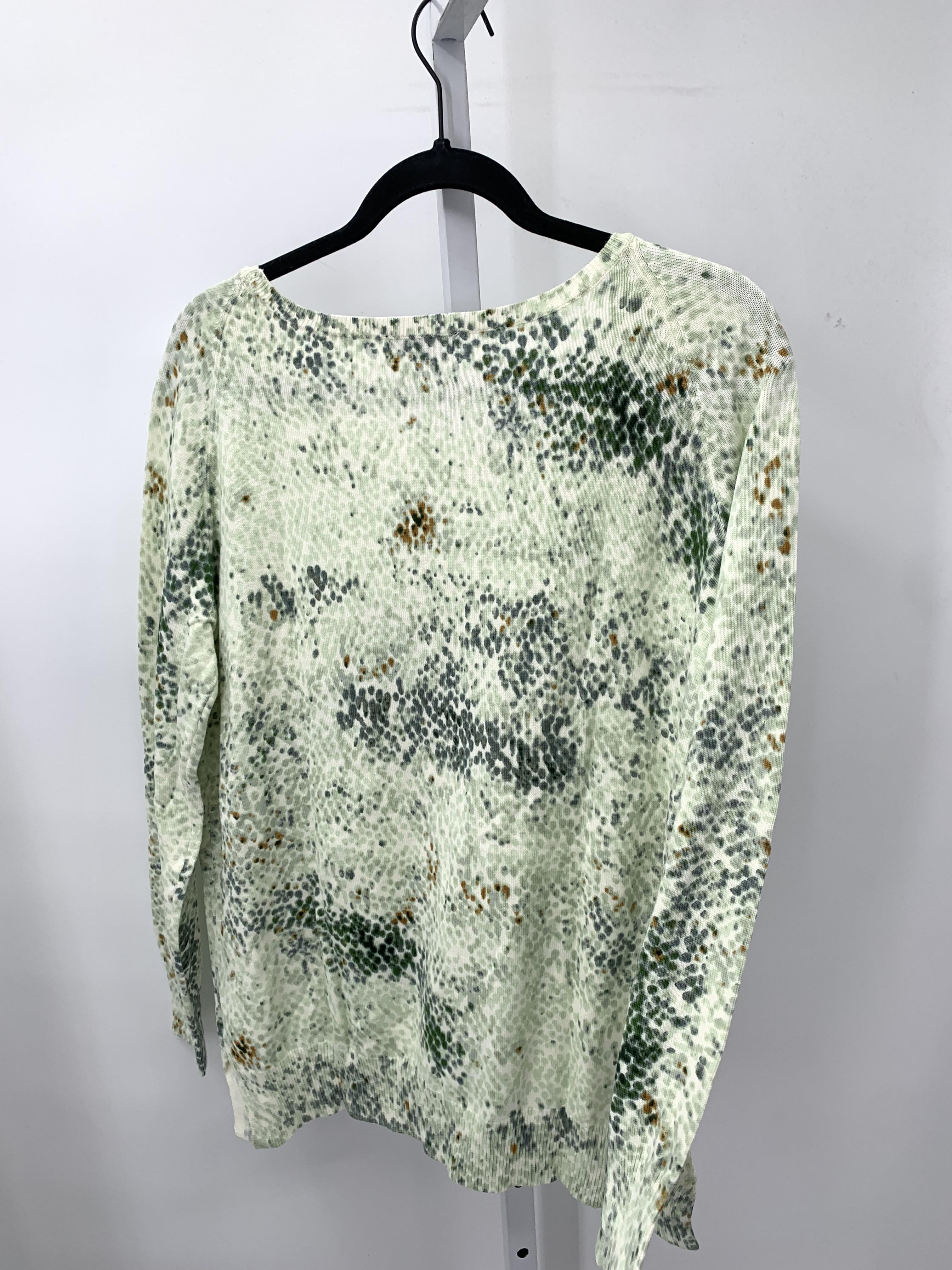 Halston Size Small Misses Long Slv Sweater