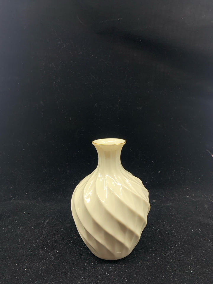 LENOX SWIRLED BUD VASE.