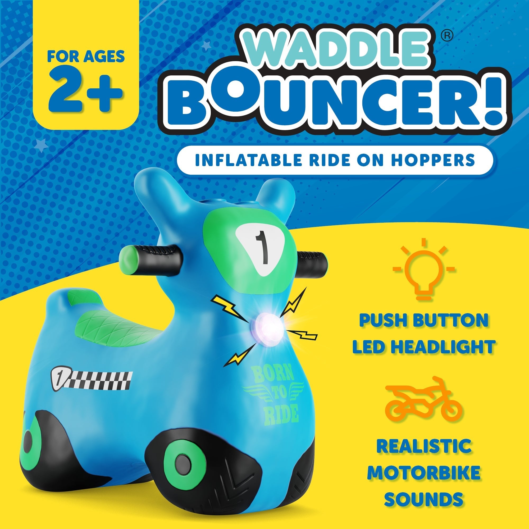 New - Waddle Zoomer Scooter Hopper