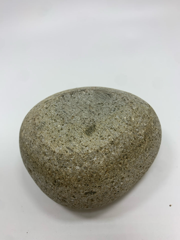 STONE CANDLE HOLDER.