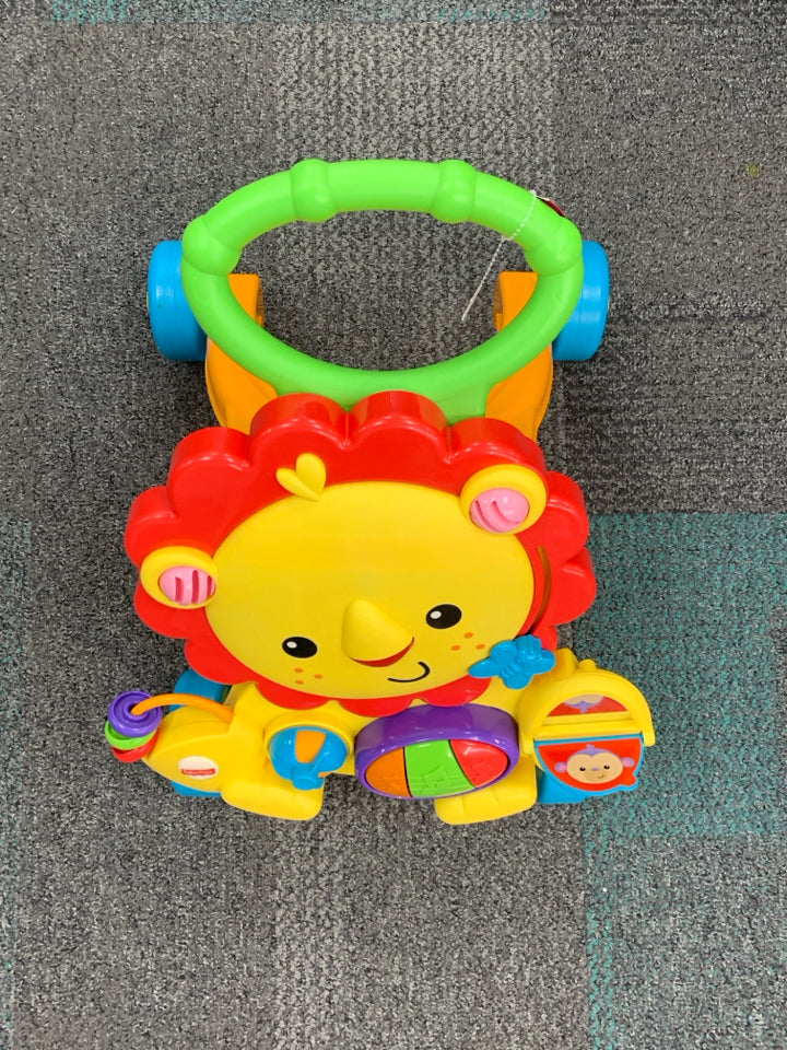 Fisher-Price Baby Toy Musical Lion Walker with Lights Sounds & Activities