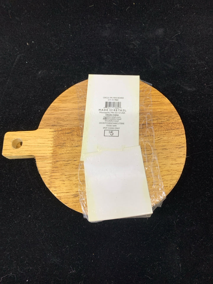 NIP 2PC SM CHARCUTERIE BOARDS.