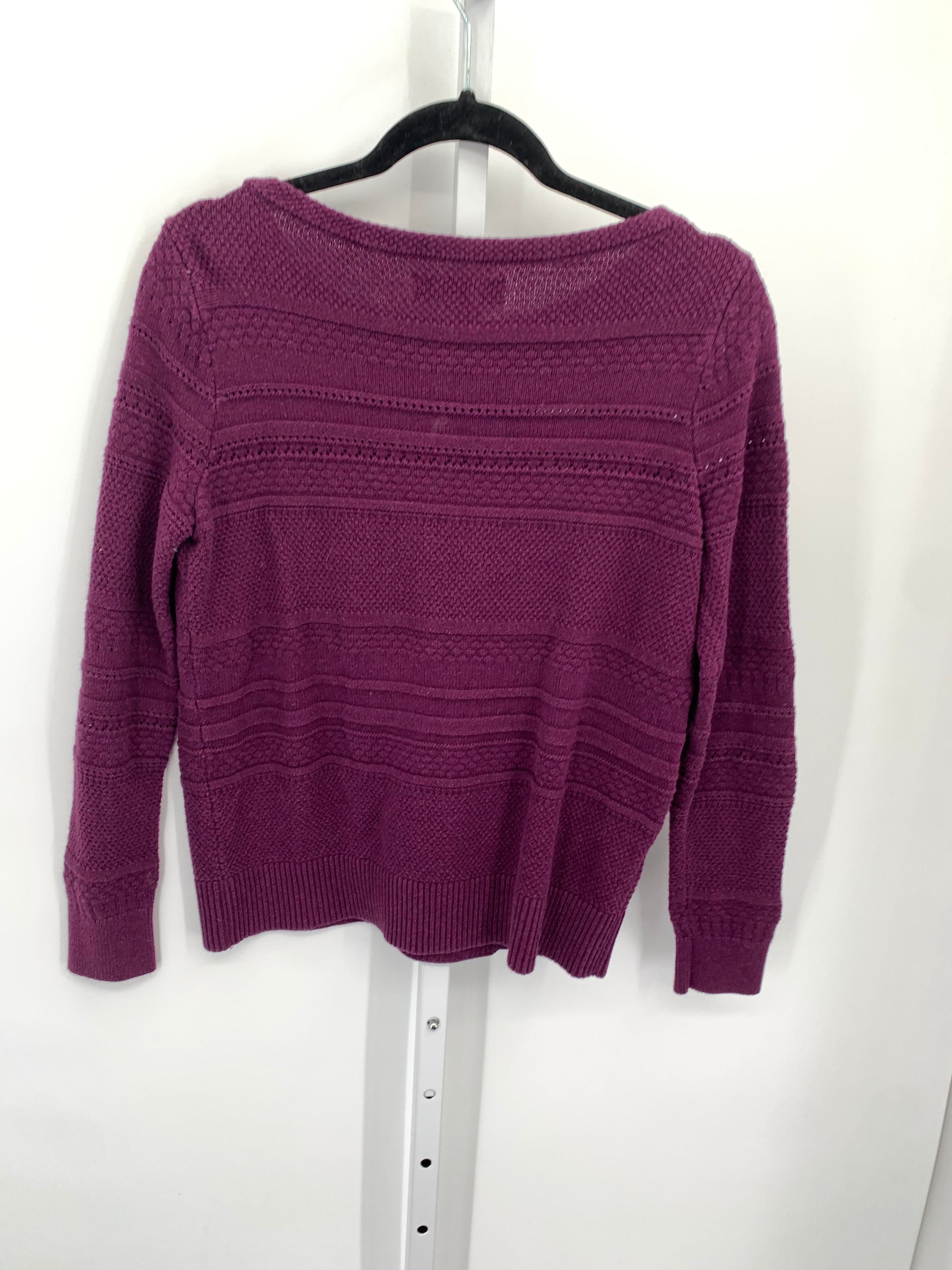 Loft Size Medium Misses Long Slv Sweater