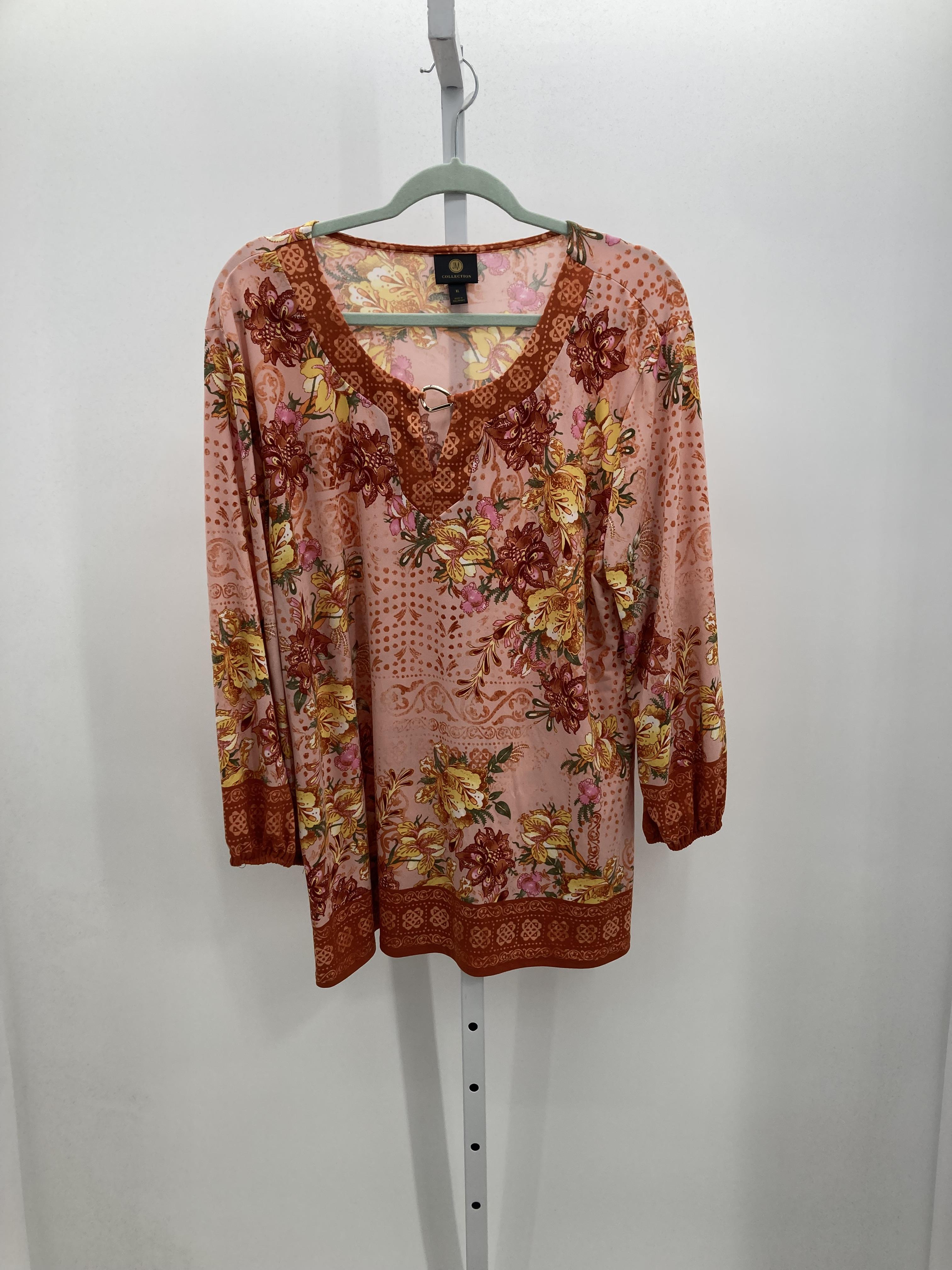 JM Collection Size Extra Large Misses Long Sleeve Shirt