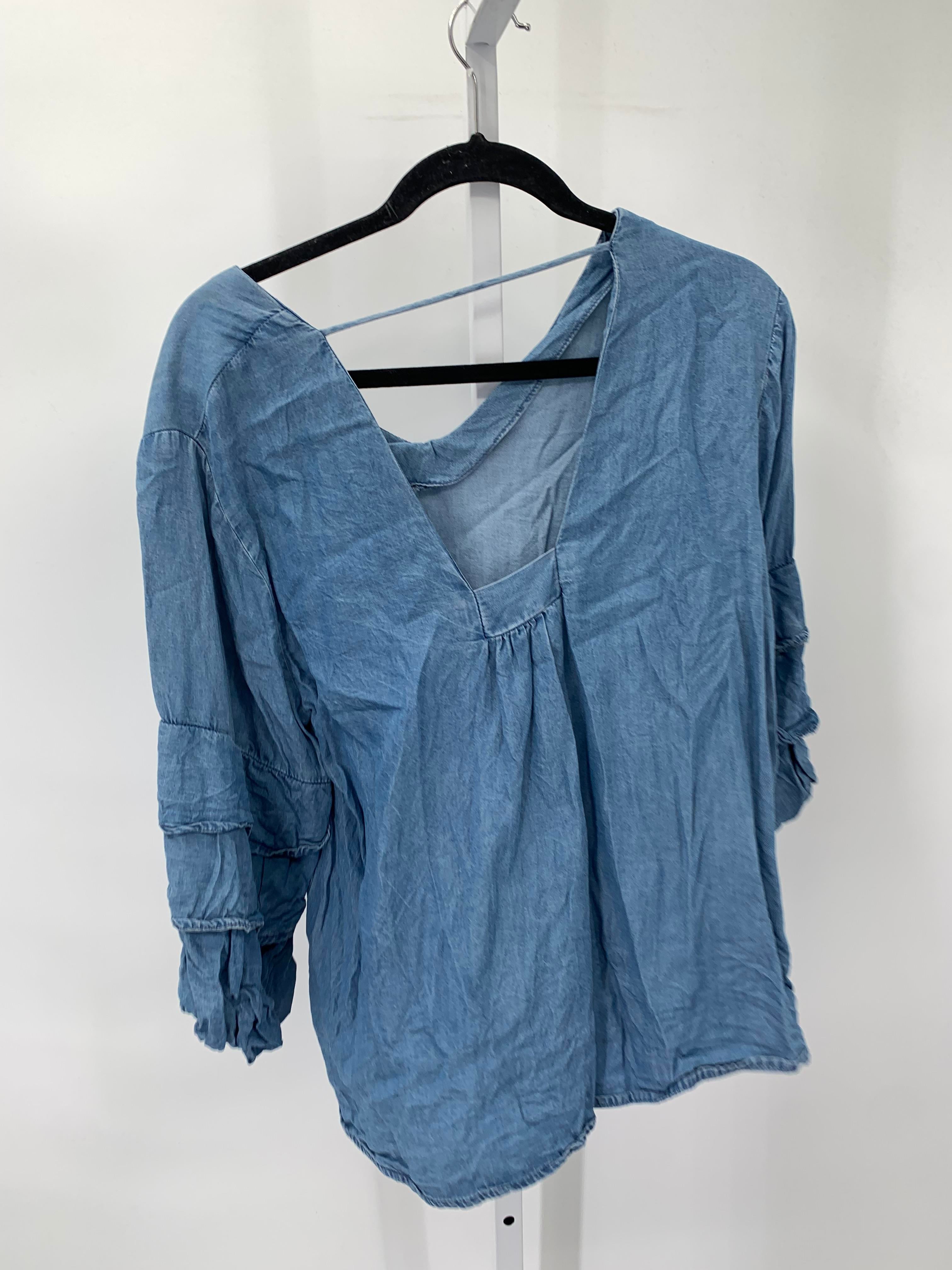 Velvet Heart Size Extra Large Misses 3/4 Sleeve Shirt
