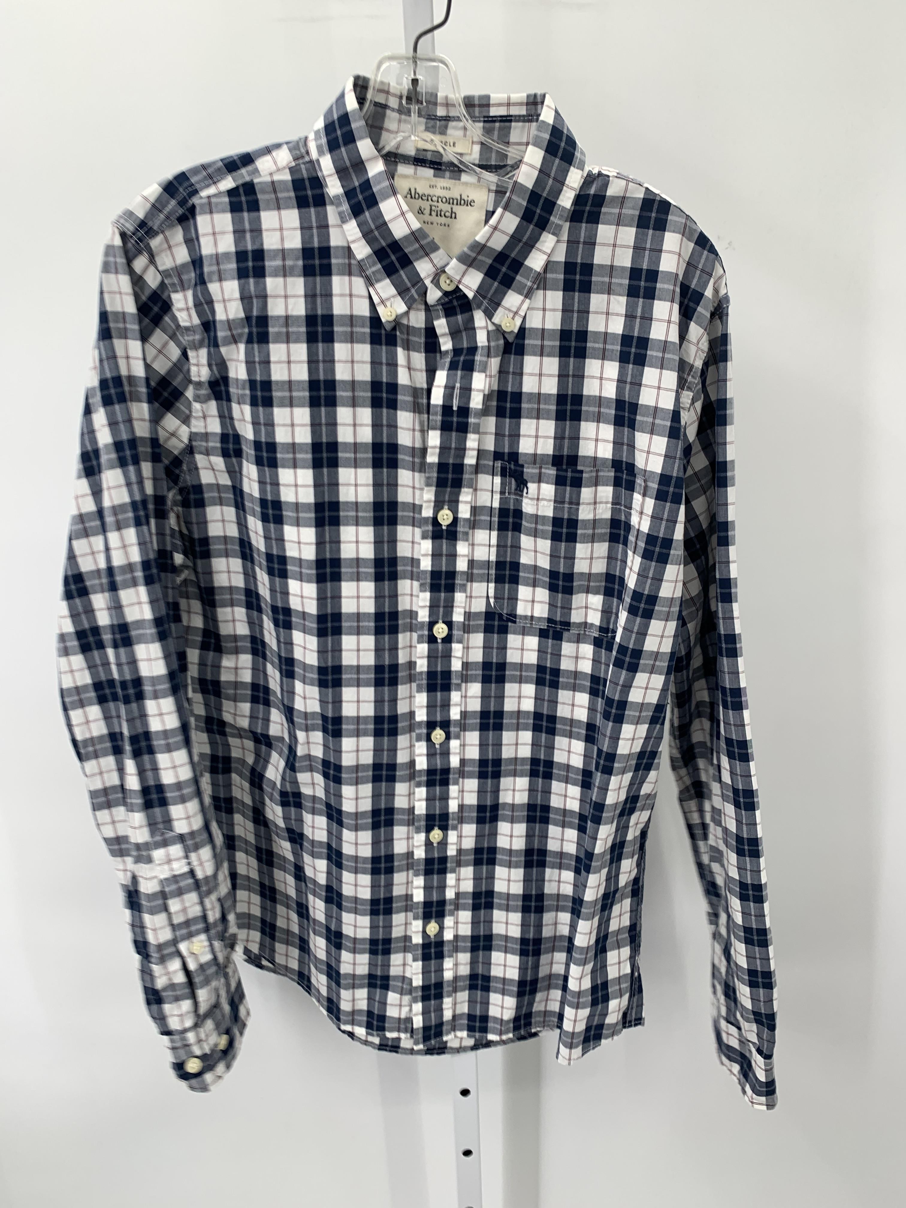 PLAID BTN DOWN