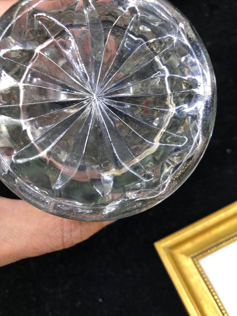 CUT GLASS LARGE CREAMER.