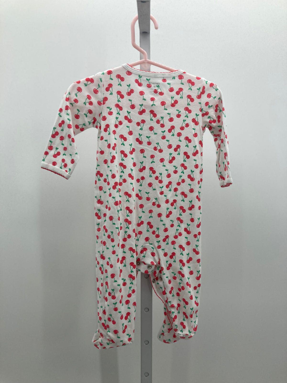 Carters Size 9 Months Girls Long Slv. Romper