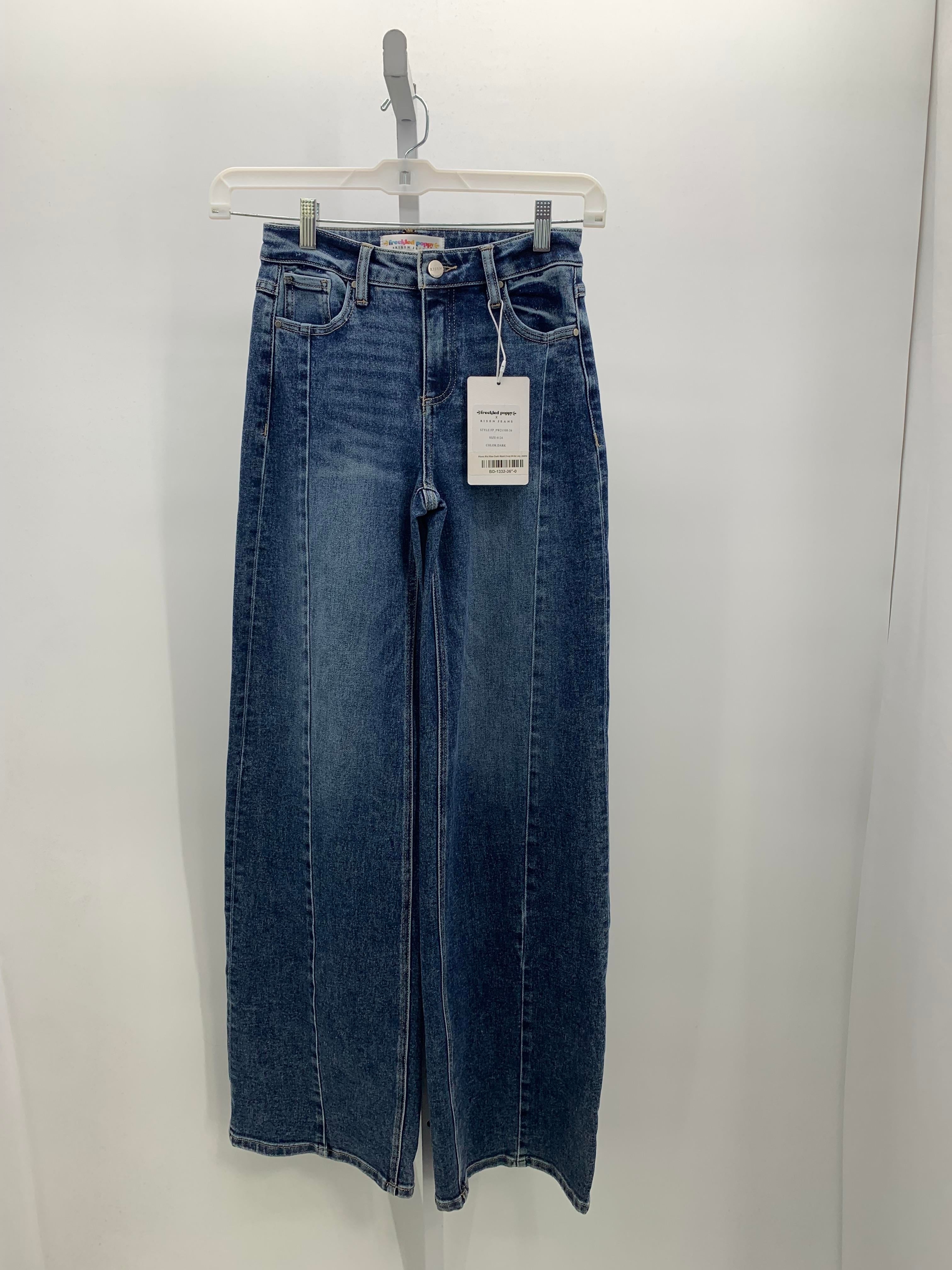 Risen Jeans Size 0 Juniors Cropped