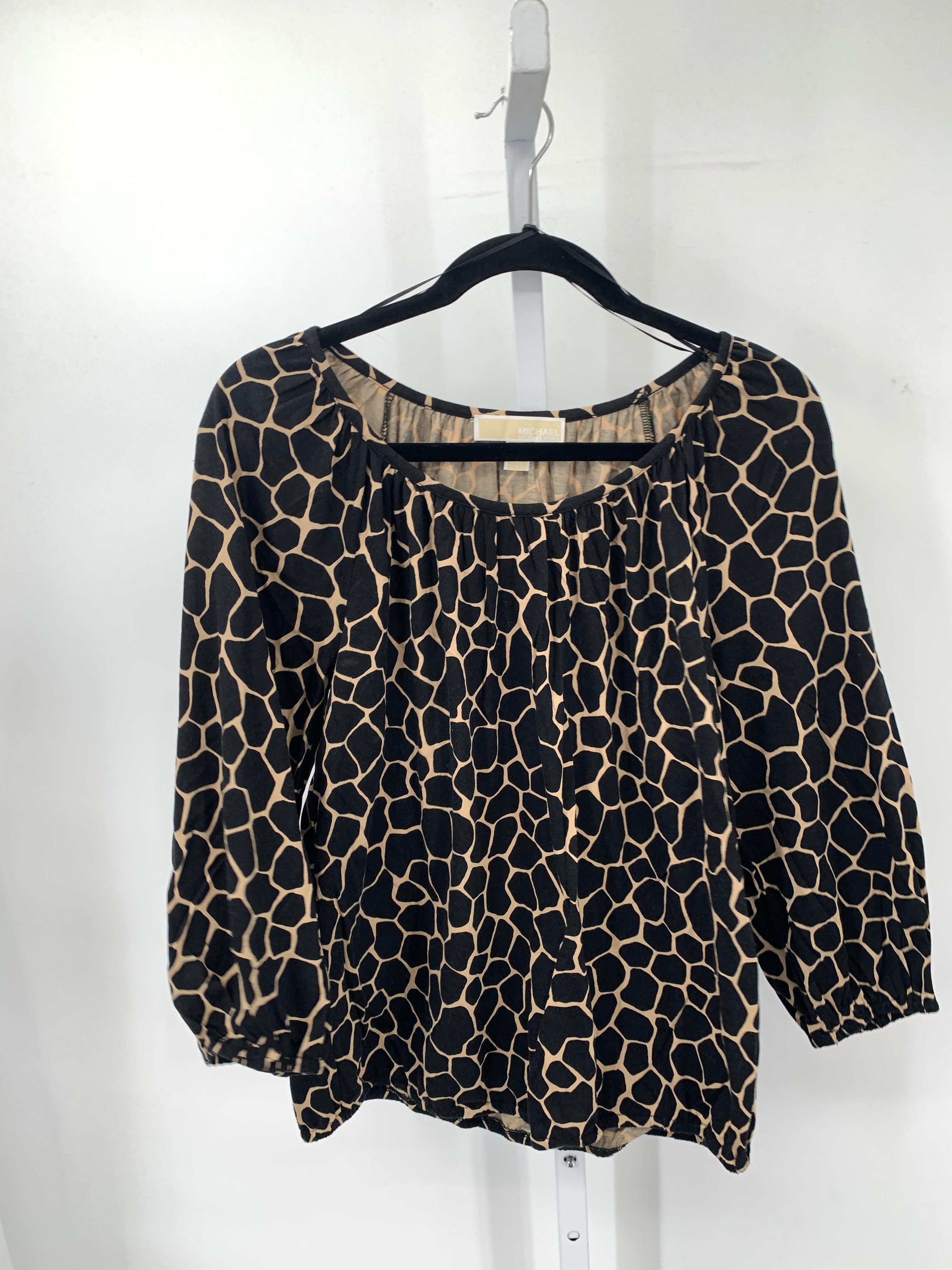 Michael Kors Size Medium Misses 3/4 Sleeve Shirt