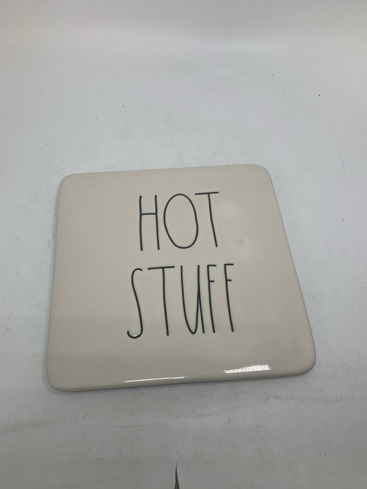 HOT STUFF TRIVET.