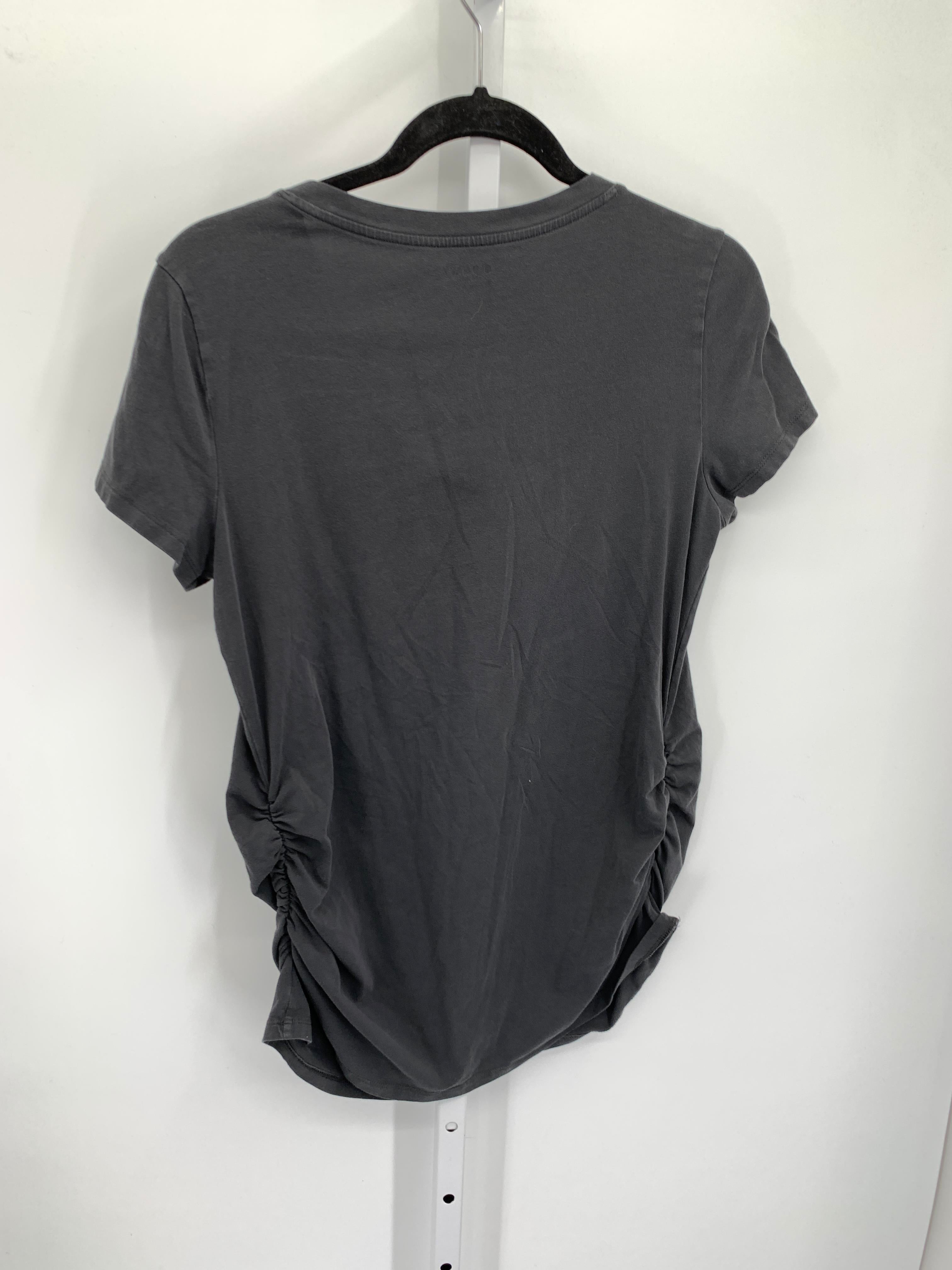 Old Navy Grey Size Large Maternity Short Sleeve Shirt