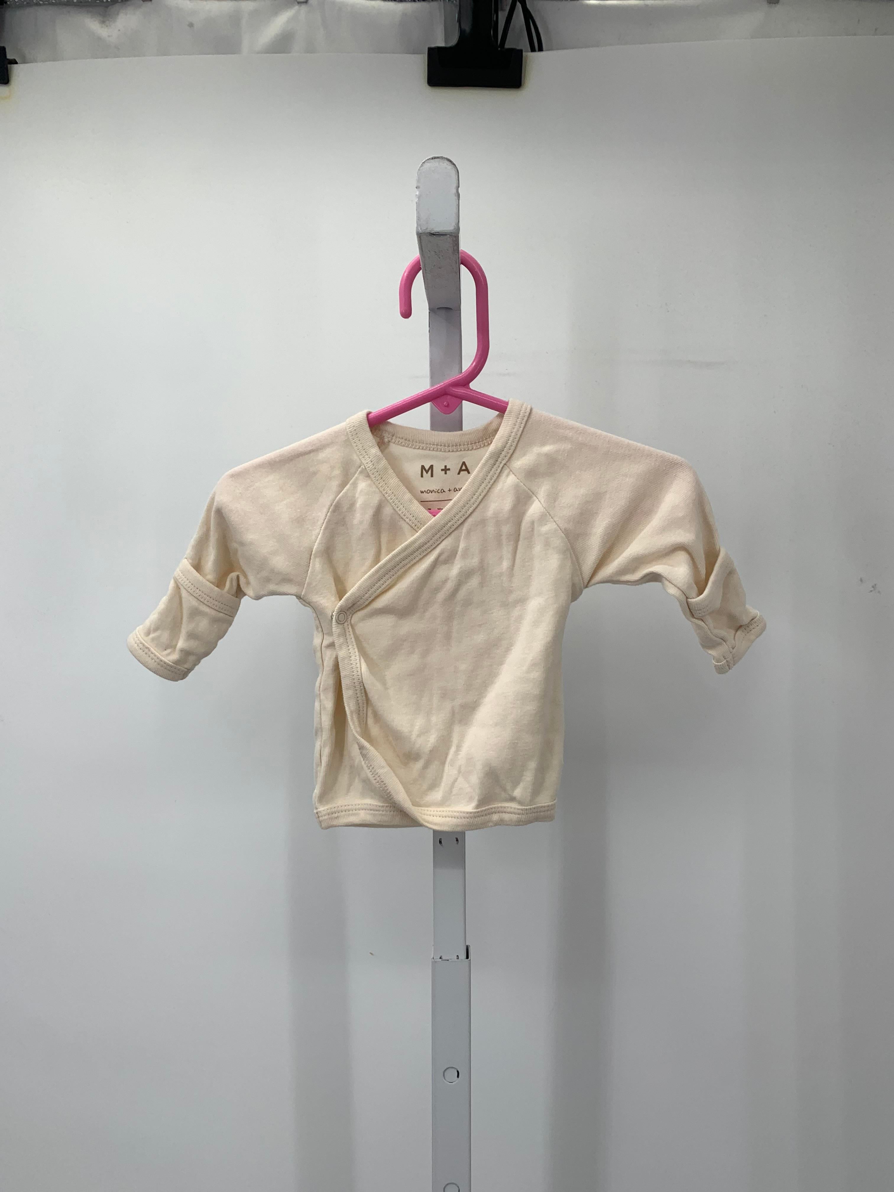 Size 0-3 months Girls Long Sleeve Shirt