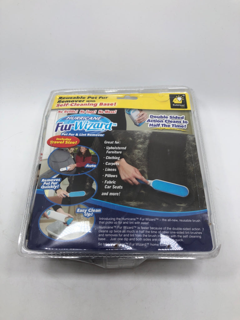 NIB FUR WIZARD FUR REMOVER.