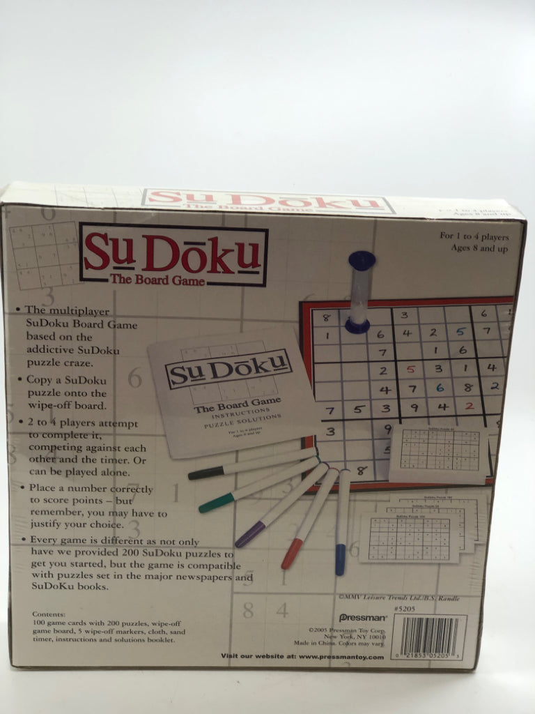 NIB SUDOKU BOARD GAME.