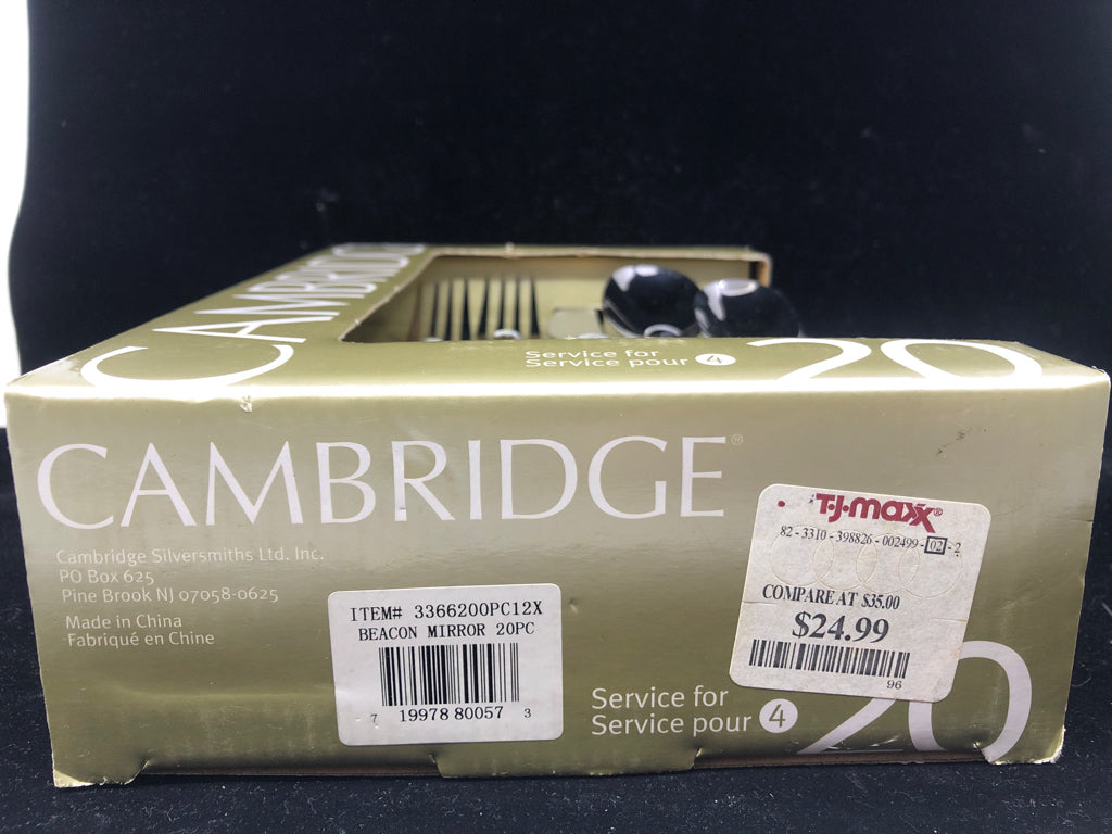 NIB 20pc CAMBRIDGE SILVERWARE.